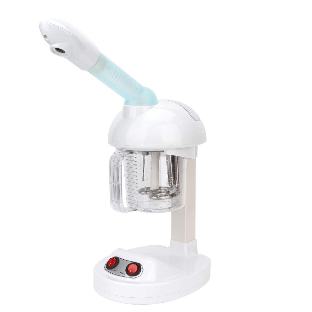 Facial Steamer for Skin Care - Hot Mist Moisturizing Device with Adjustable Steam, Portable Desktop Beauty Instrument for Hydration & Relaxation | Perfect for Home Spa, Acne Treatment & Makeup Prep