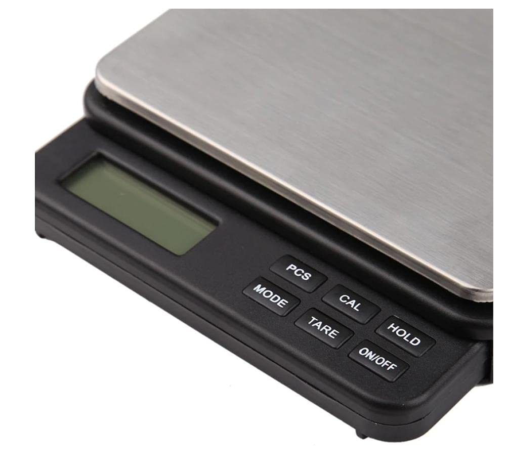 Precision Digital Jewelry Scale 1000g x 0.01g - Portable Gold & Gemstone Gram Scale for Kitchen, Lab, Pharmacy - Perfect for Weighing Jewelry, Ingredients, Medications & Small Items