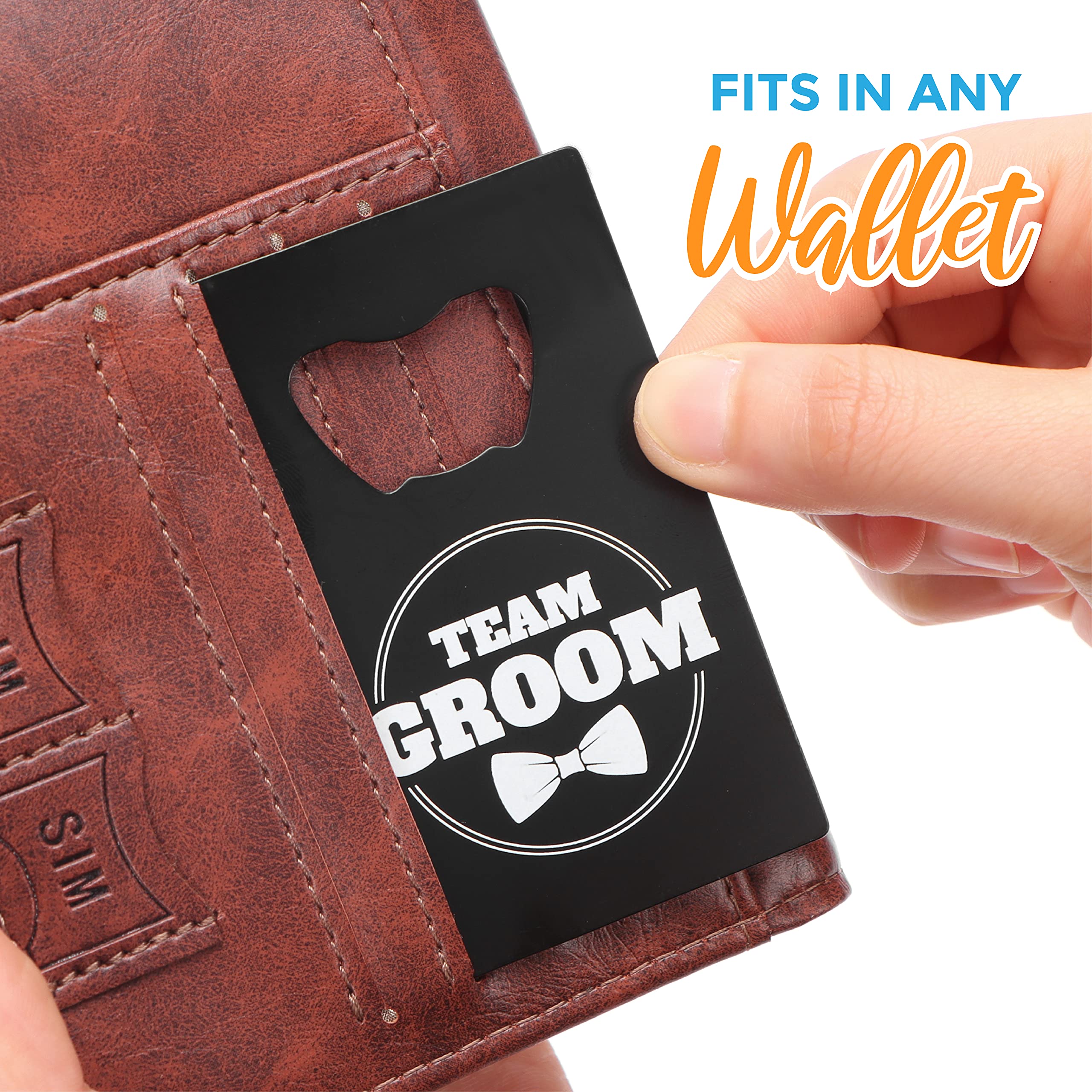 10 Pack Groomsmen Bottle Openers - Unique Groomsman Gifts for Wedding Party - Perfect for Bachelor Parties, Rehearsal Dinners & Team Groom Gifts