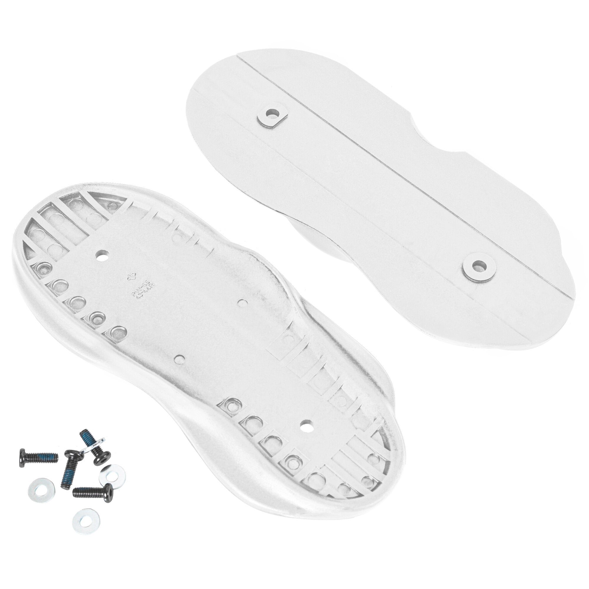 Premium Carbon Soulplates - White | Lightweight & Durable for Roller Skates & Inline Skates | Perfect for Speed Skating, Derby & Outdoor Use
