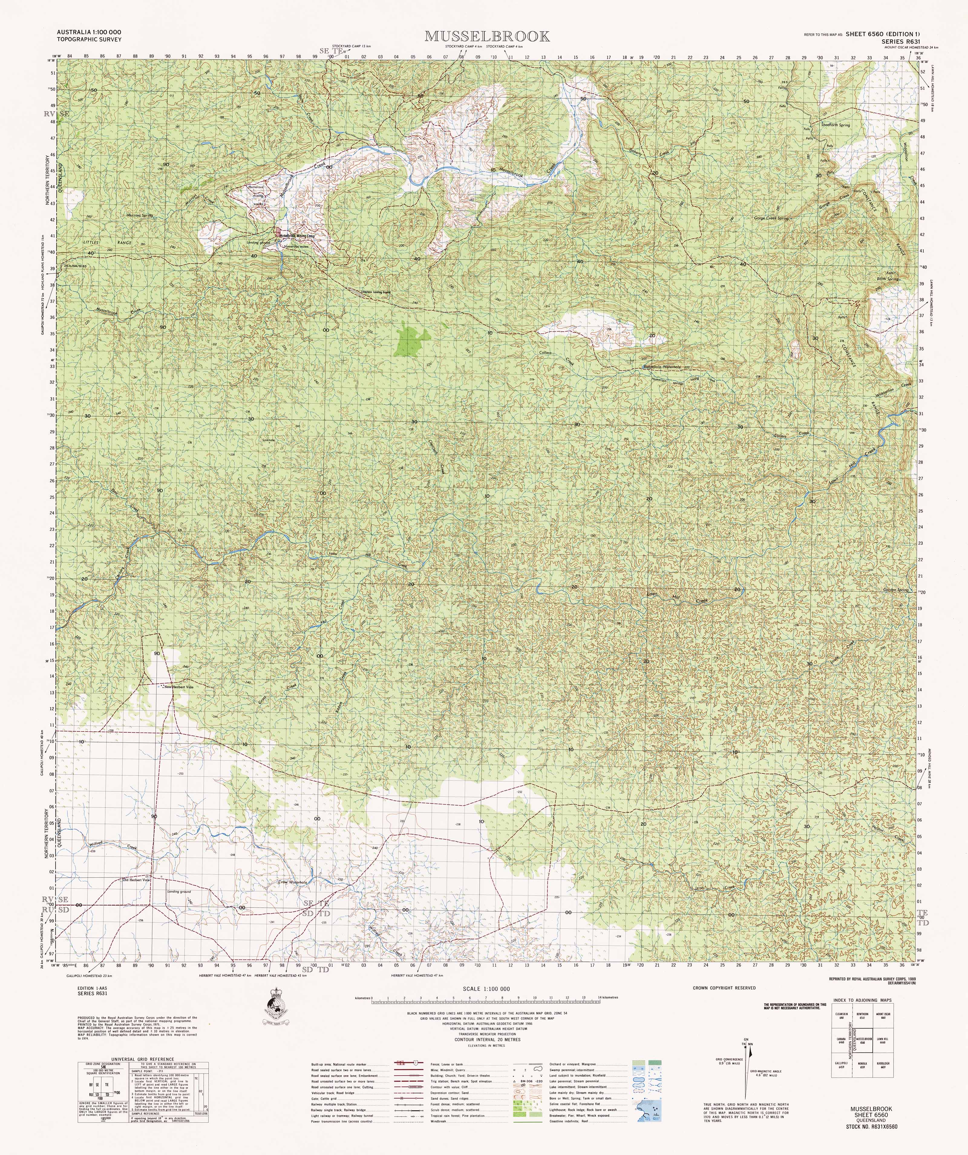 6560 Musselbrook 1:100k Topographic Map - Detailed Hiking & Outdoor Adventure Guide for Camping, Bushwalking & Exploration