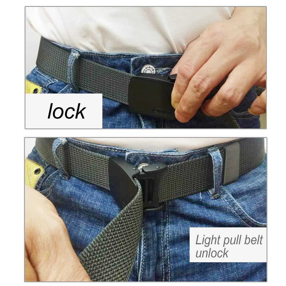 Tactical Belt for Men - Heavy Duty Military Grade Nylon Canvas Belt with Metal Buckle | Outdoor, Hiking, Camping & Survival Gear