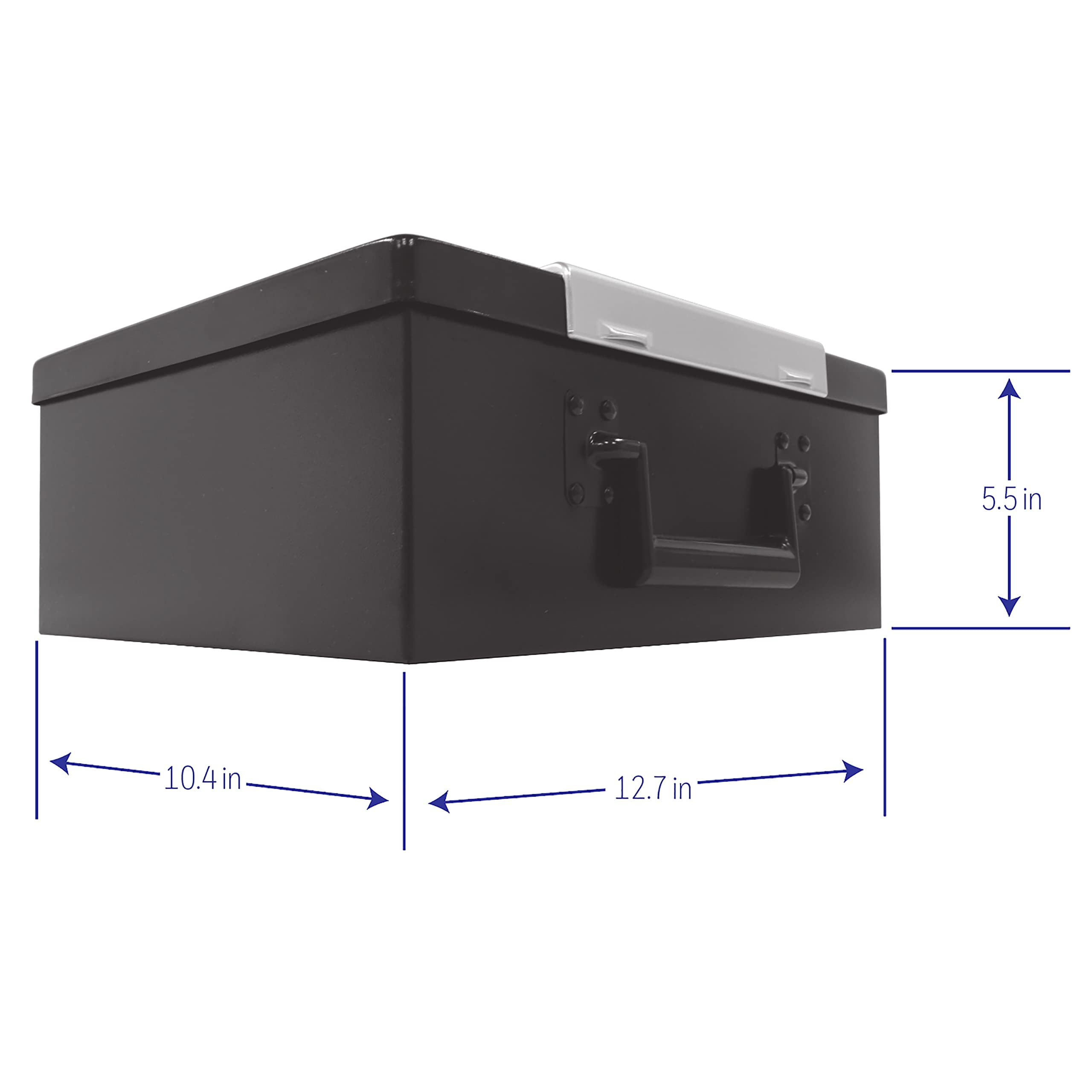Honeywell Fireproof Digital Safe Box - 0.26 cu ft Steel Security Safe with Electronic Lock for Home, Jewelry, Documents & Cash - Black (Model 6108) | Perfect for Bedroom Closet, Office & Travel Security