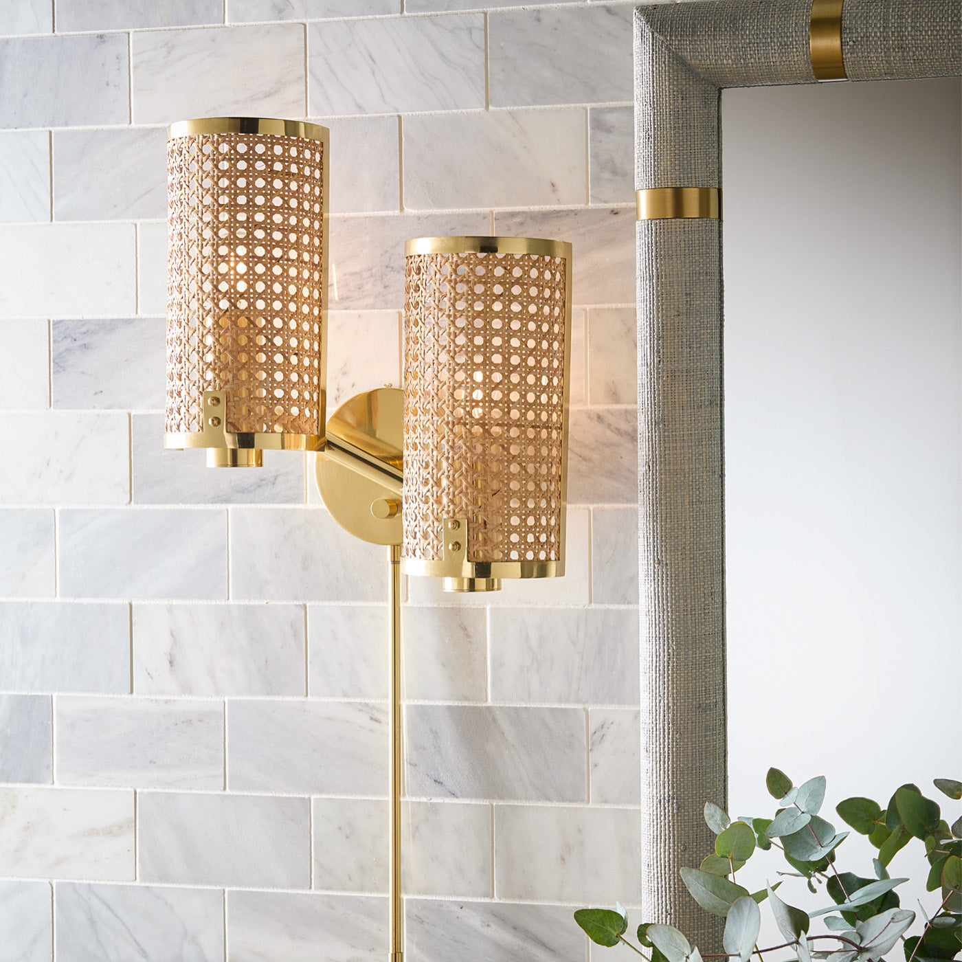 Bellport Articulating Wall Sconce Light - Adjustable Swing Arm for Bedroom, Living Room & Hallway Lighting