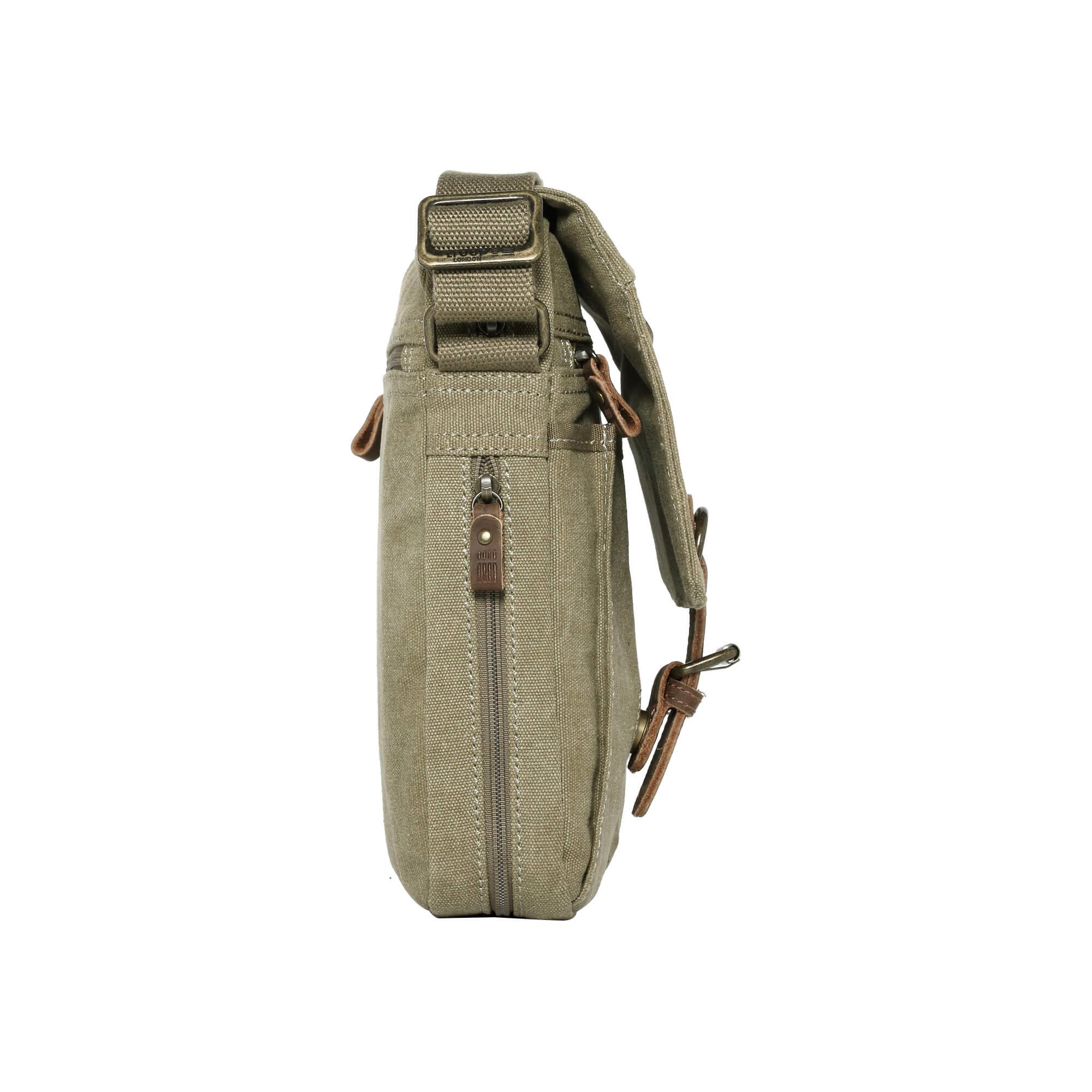 TRP0211 Troop London Classic Canvas Crossbody Bag for Men & Women - Stylish & Durable Everyday Shoulder Bag for Work, Travel & Casual Outings