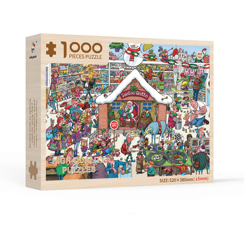 1000 Piece Adult Jigsaw Puzzle - Challenging & Relaxing Brain Teaser for Stress Relief, Home Decor & Family Game Night