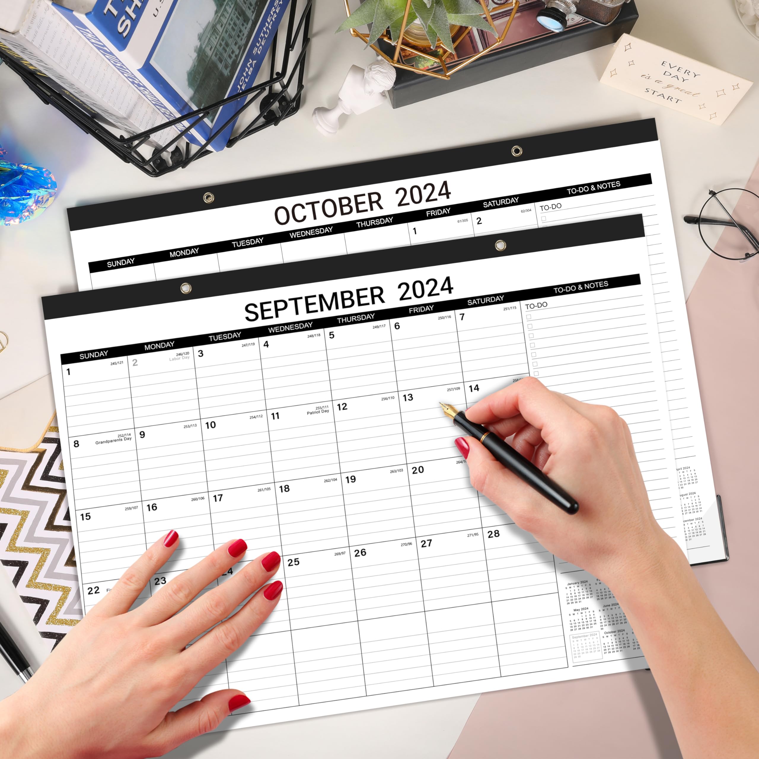 2025 Large Desk Calendar - 22