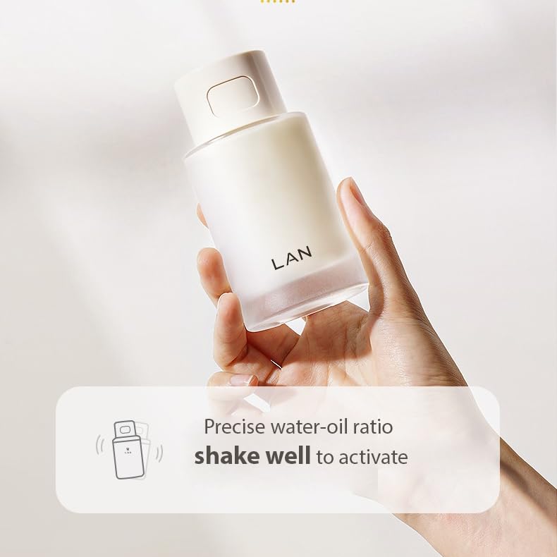 1PC LAN Toner Facial Essence - Soothing, Firming & Lifting Double Layer Moisturizer for Dull Skin Relief | 100ml/3.38oz | Hydrating Face Lotion for Daily Skincare Routine & Nighttime Skin Repair