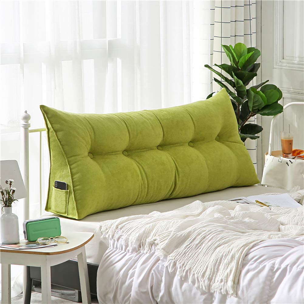 Ergonomic Bed Backrest Pillow - Adjustable Wedge Cushion with Upholstered Headboard Support for Sitting Up in Bed | Perfect for Reading, Relaxing & Posture Support | Ideal for Beds, Sofas & Chairs (Grey)
