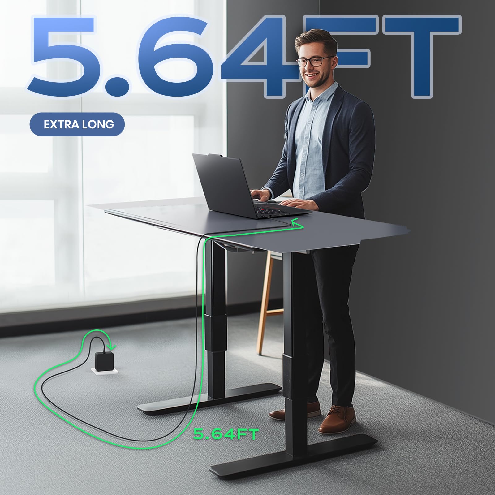 65W USB-C Chromebook Charger - Fast Charging Power Adapter Compatible with HP, Dell, Samsung, Lenovo Chromebooks & All USB-C Devices - Perfect for Home, Office & Travel Use