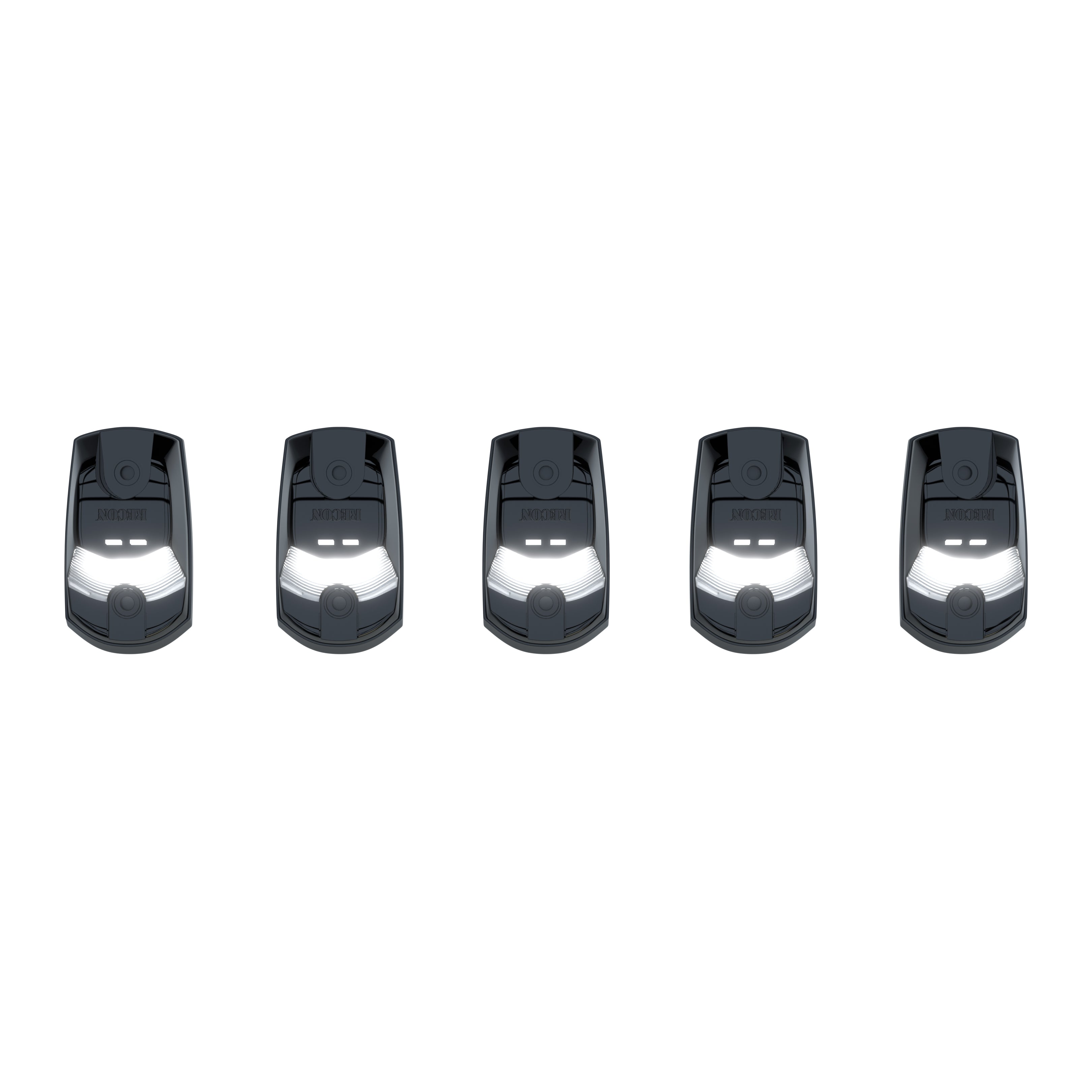 Ford Super Duty 2017-2022 5-Piece Cab Roof Light Kit - Ultra Bright LED Front & Rear Lights with Multiple Lens Colors | Direct OEM Replacement | Perfect for Off-Roading, Night Driving & Work Trucks