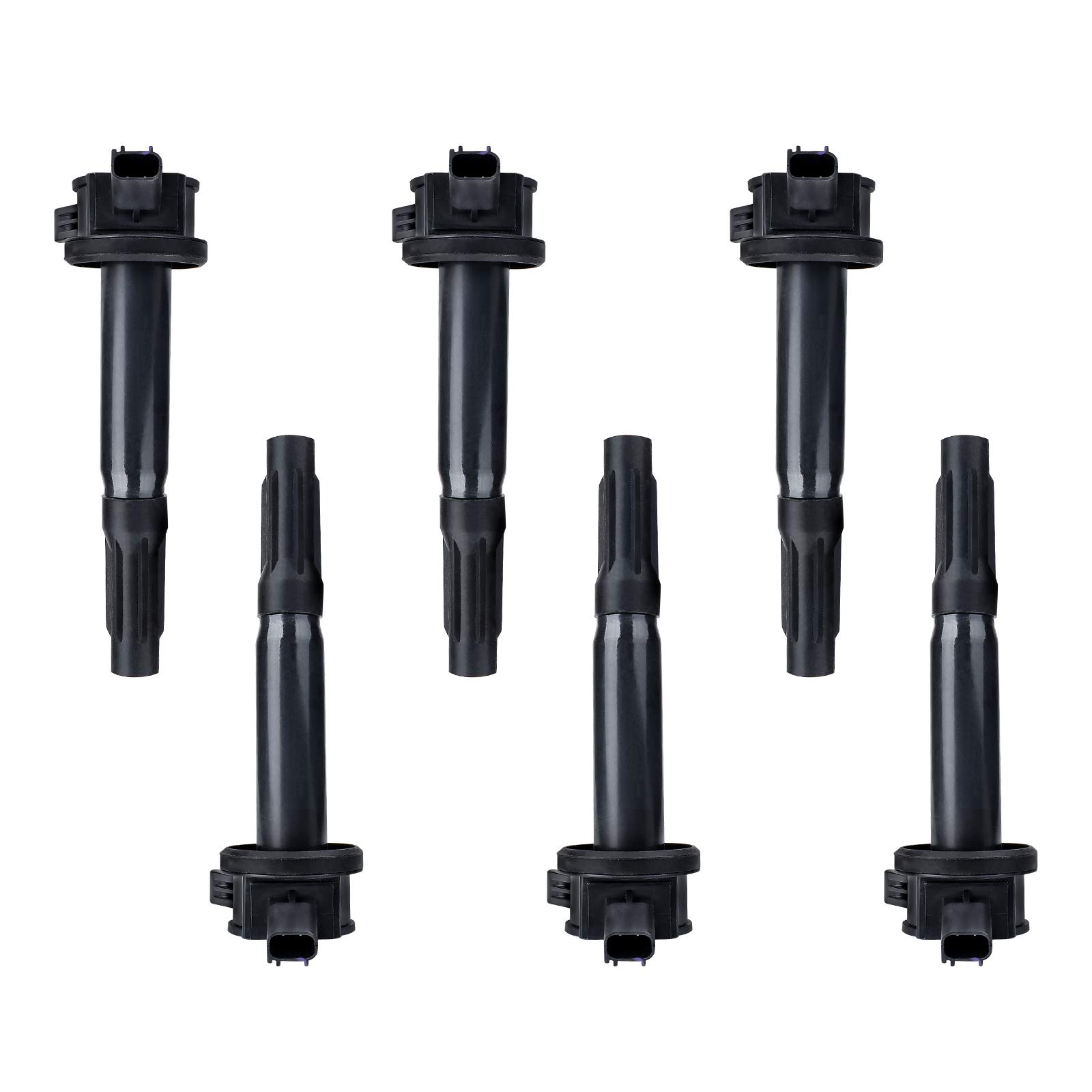 DRIVESTAR Ignition Coil Pack Compatible with 2009-2012 Ford Escape, 2006-2012 Fusion, 2009-2011 Mercury Mariner, 2006-2010 Milan, 2006 Lincoln Zephyr 3.0L V6 - Replacement for DG514 C1594 UF486 - Improves Engine Performance & Fuel Efficiency