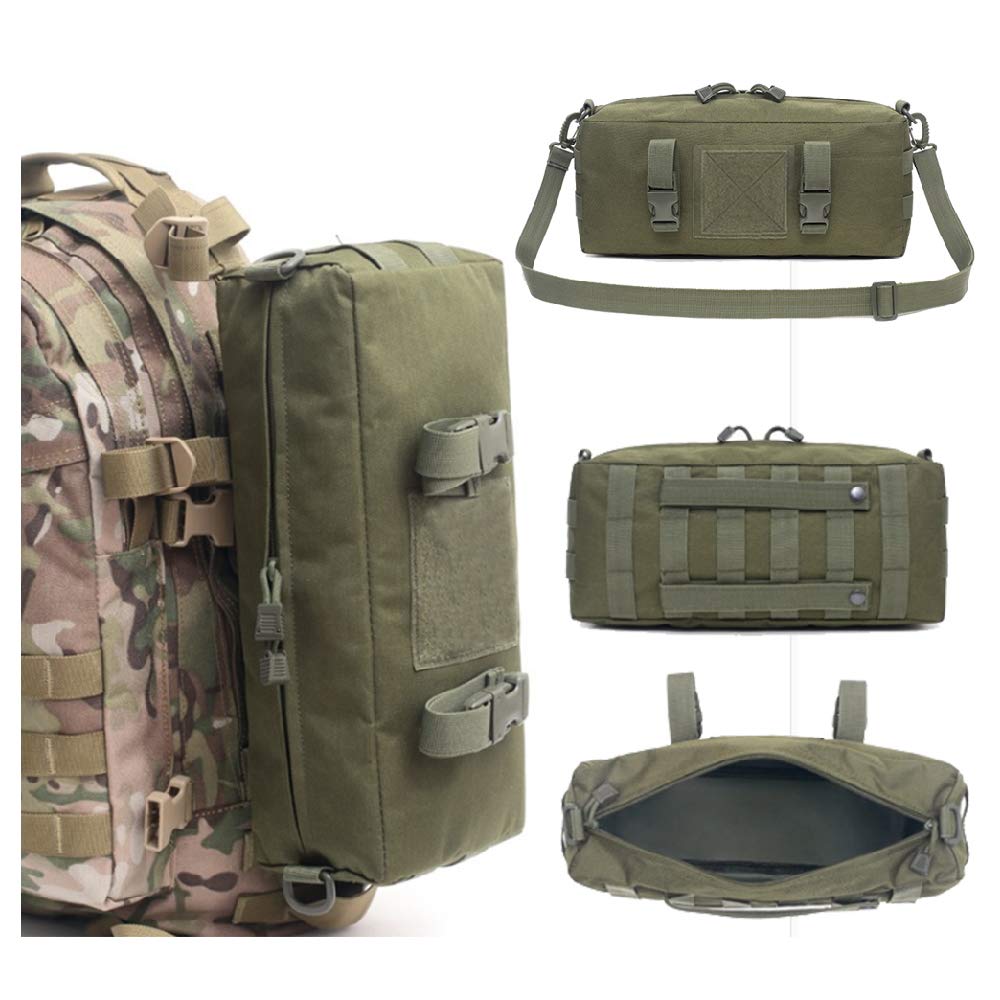 Waterproof 600D Nylon Military Tactical Shoulder Bag - Outdoor Climbing, Camping & Hiking Waist Pack with MOLLE System | Perfect for Adventure Travel, Survival Gear & Daily Use
