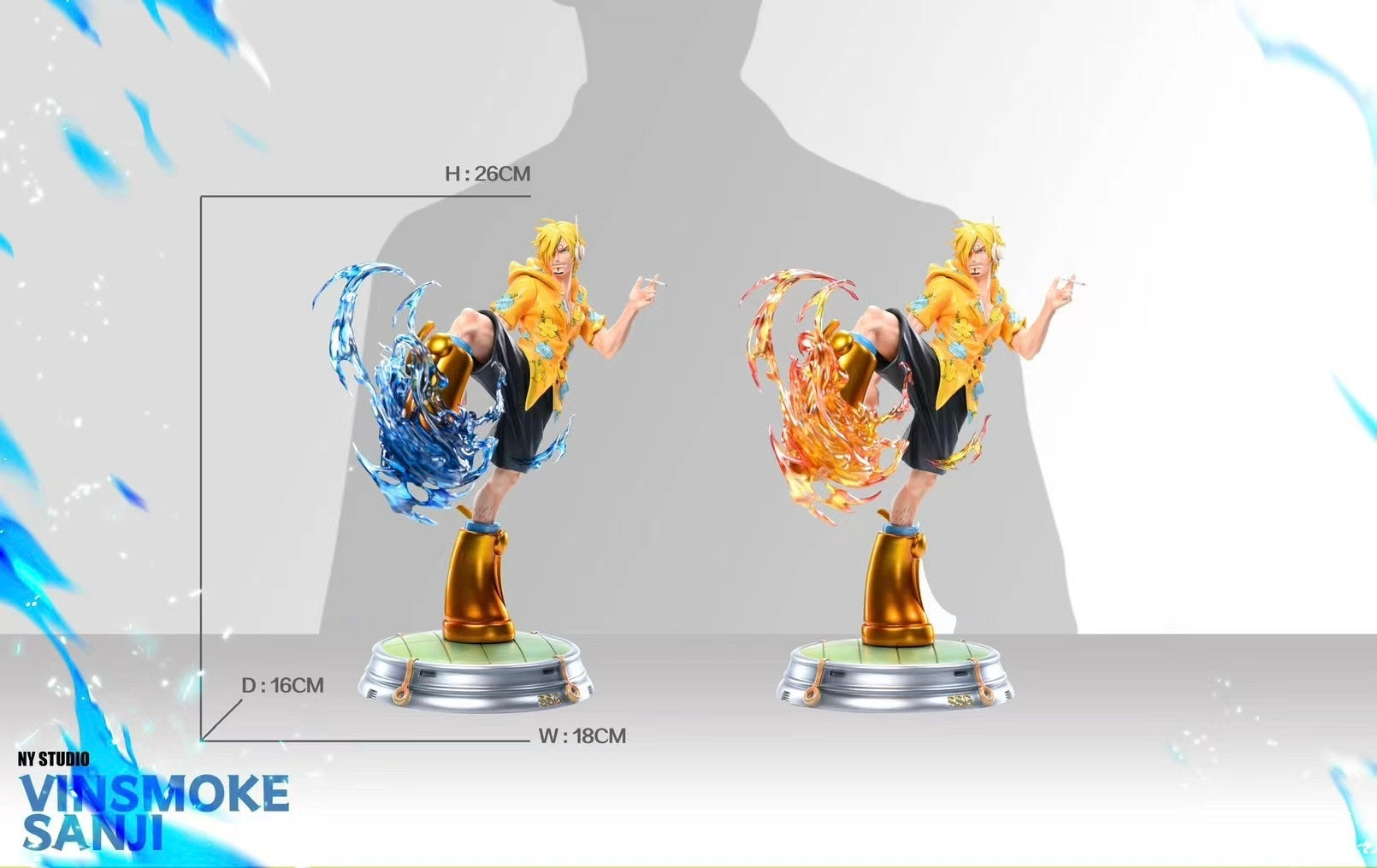 NY Studio Egghead Arc Vinsmoke Sanji Anime Figure - One Piece Collectible Action Figure for Fans & Display | Perfect for Home Decor, Office Display, and Anime Collections
