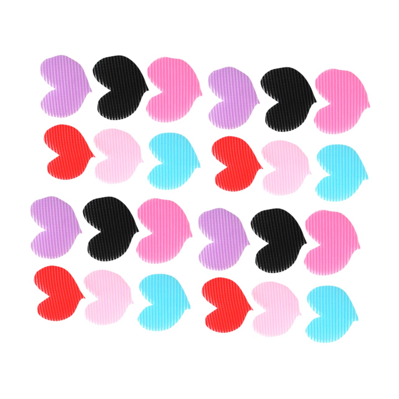 FRCOLOR 48 Pcs Hair Sticker Bang Clip - Invisible Hair Fringe Stickers for Women, Girls (Black) - Perfect for Parties, Cosplay & Daily Hairstyling