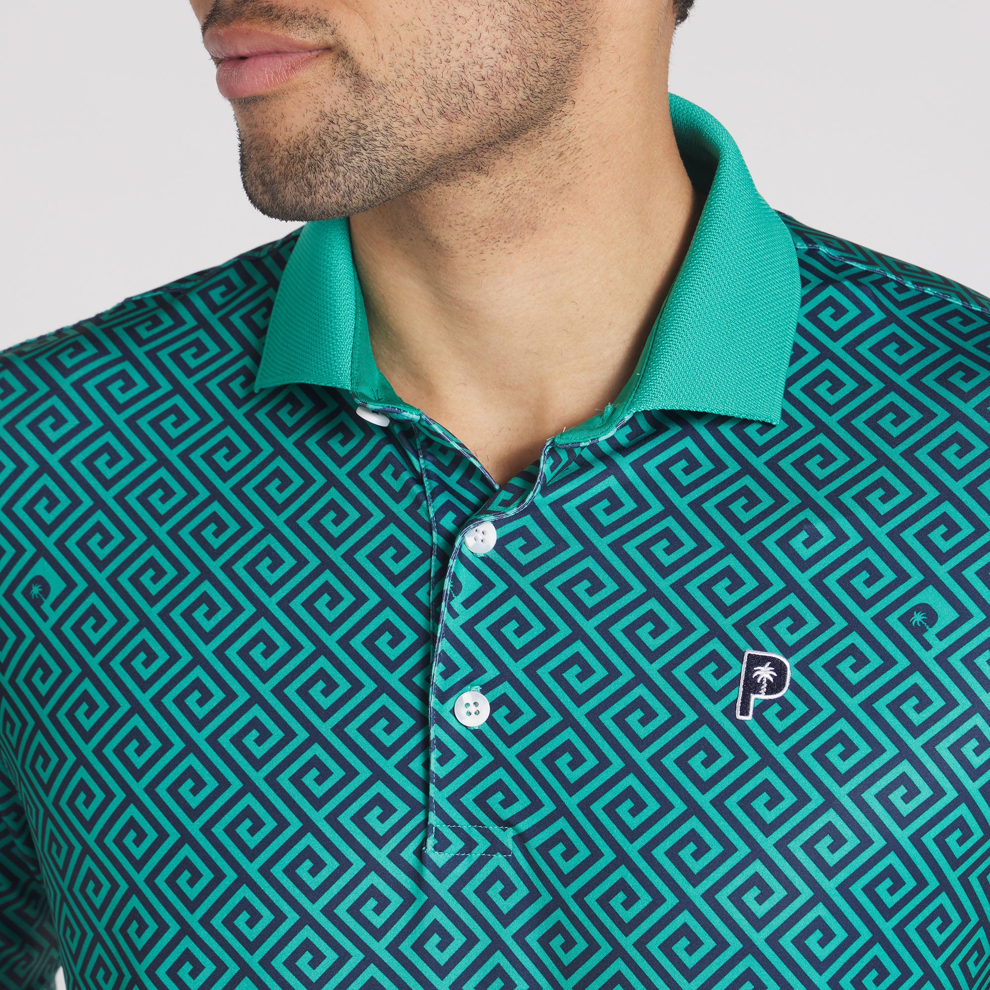 Puma x PTC Resort Golf Polo Shirt for Men - Moisture-Wicking Performance Golf Shirt with UV Protection - Perfect for Golfing, Resort Wear & Casual Outings
