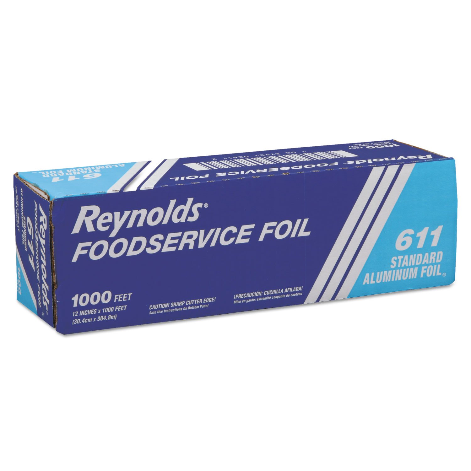 Reynolds Wrap 611M Metro Aluminum Foil Roll - Standard Lighter Gauge, 12-Inch x 1000 Feet, Silver | Perfect for Food Storage, Grilling, Baking & Kitchen Use