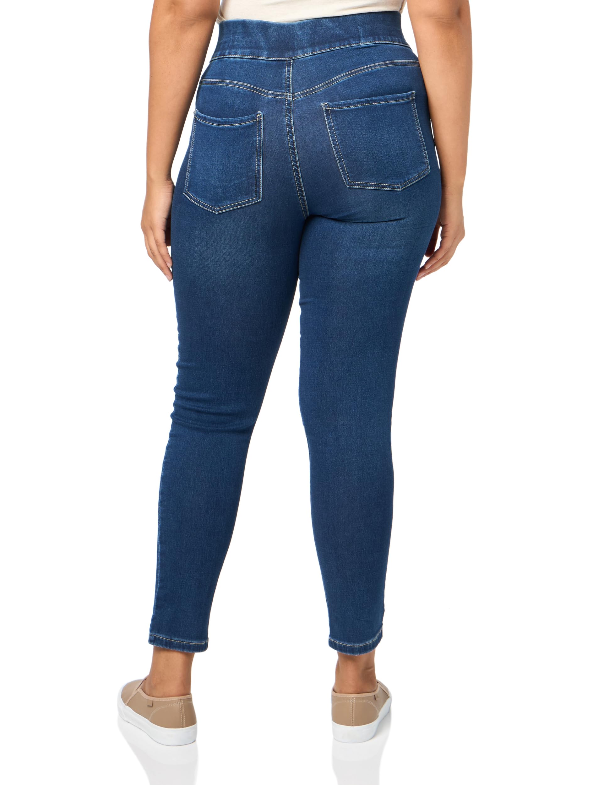 Women's Plus Size High Rise Jegging Jeans - Mid Wash Stretch Denim for Comfort & Style | Perfect for Casual Wear, Work & Everyday Outfits