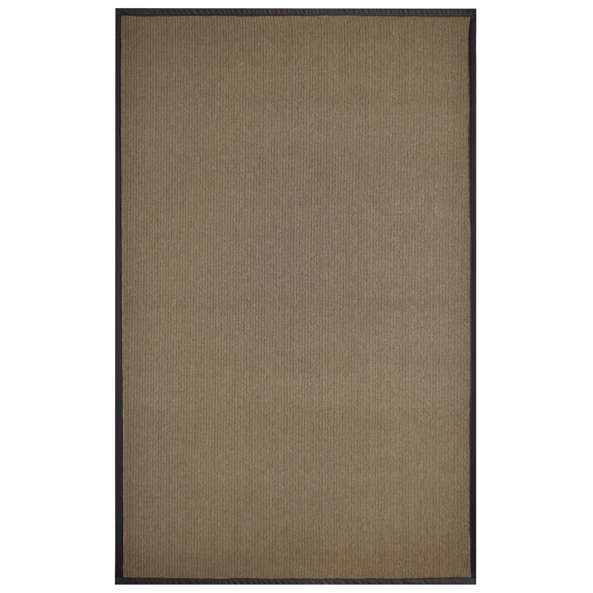 Premium Synthetic Sisal Area Rug - Soft, Stain Resistant & Easy Clean 3x4ft Chocolate Brown - Perfect for Living Room, Bedroom or Office Decor