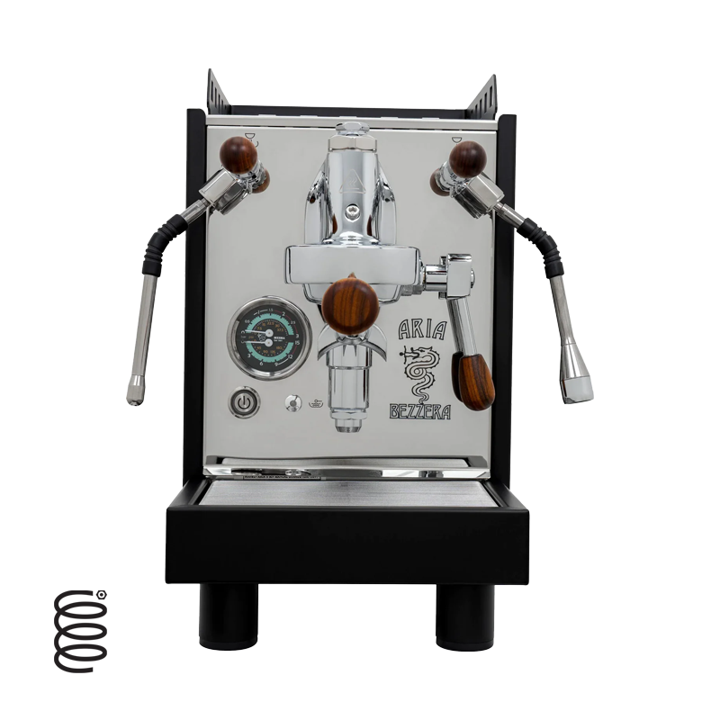 Bezzera Aria Semi-Professional Espresso Machine - Premium Black Coffee Maker for Home Baristas | Perfect for Espresso, Cappuccino & Latte at Home or Office