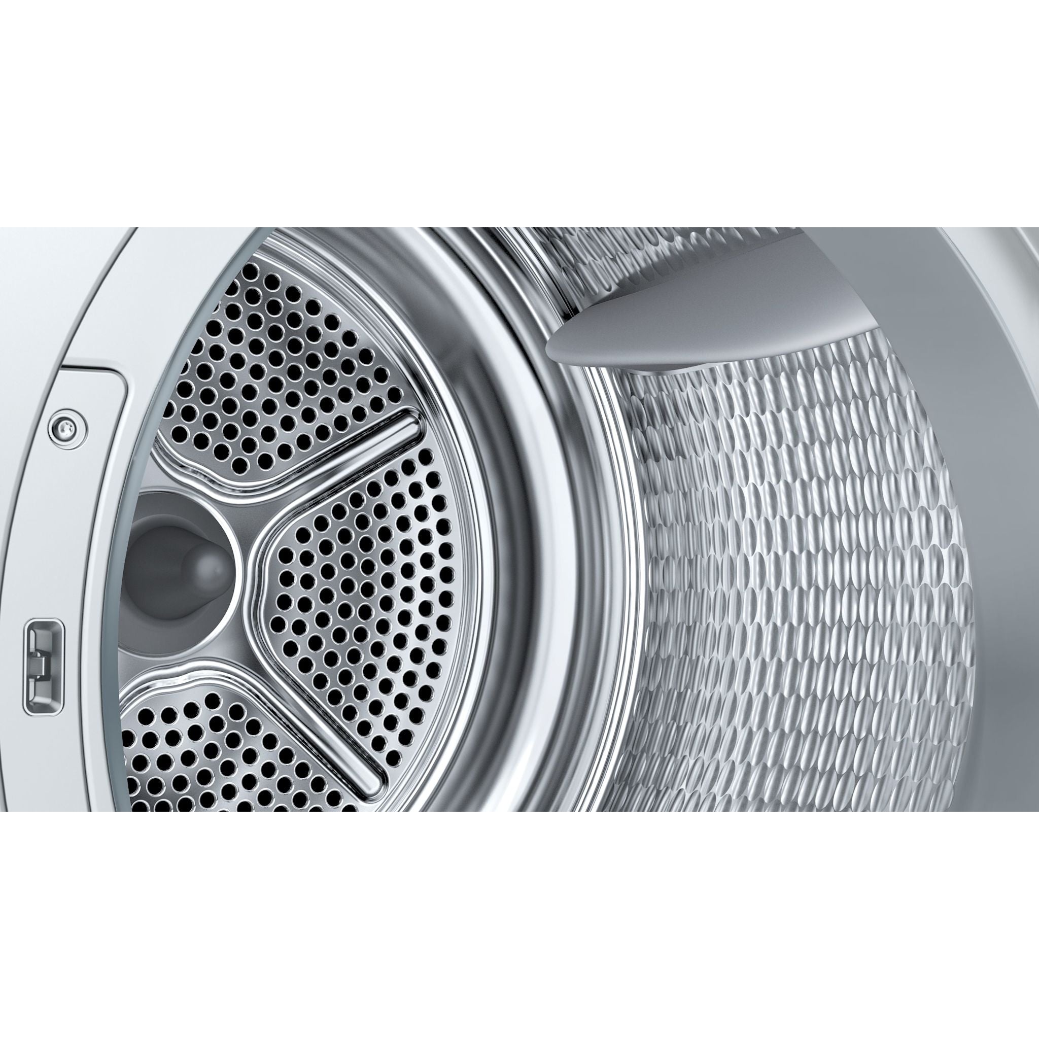 Bosch WQB245B0UC White Electric Clothes Dryer - Energy Efficient Laundry Appliance for Home & Apartment Use