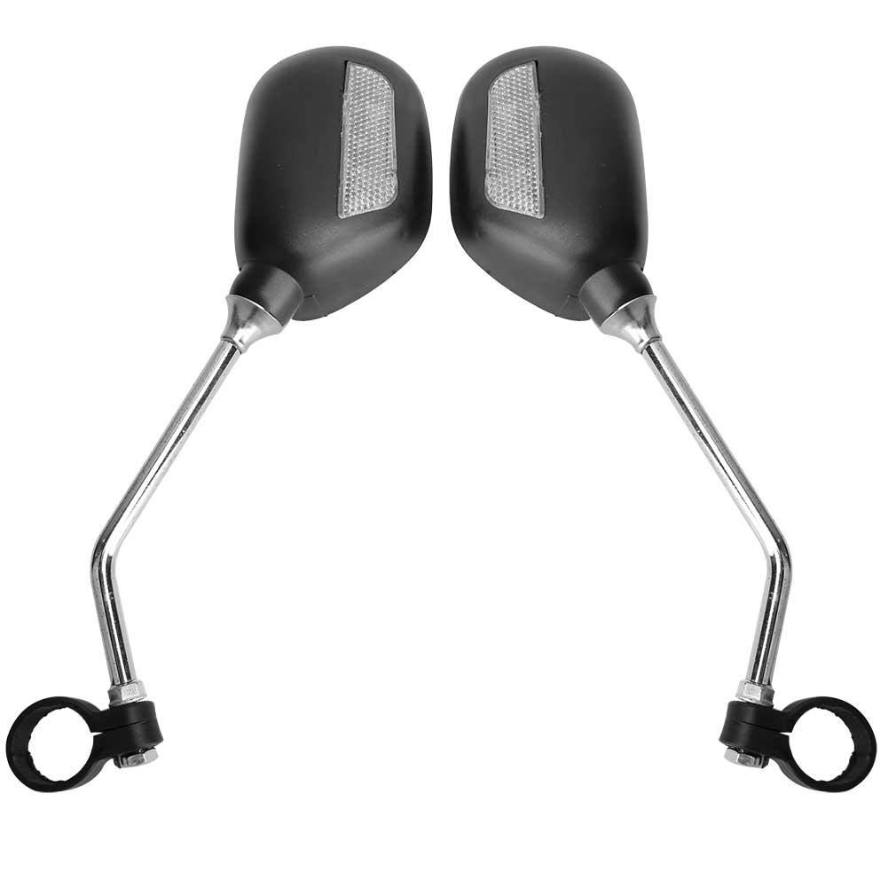 Universal Bike Mirror - 1 Pair Handlebar Rear View Mirrors for Road Bikes, Mountain Bikes & Cycling Safety - Perfect for Commuting, Touring & Outdoor Adventures