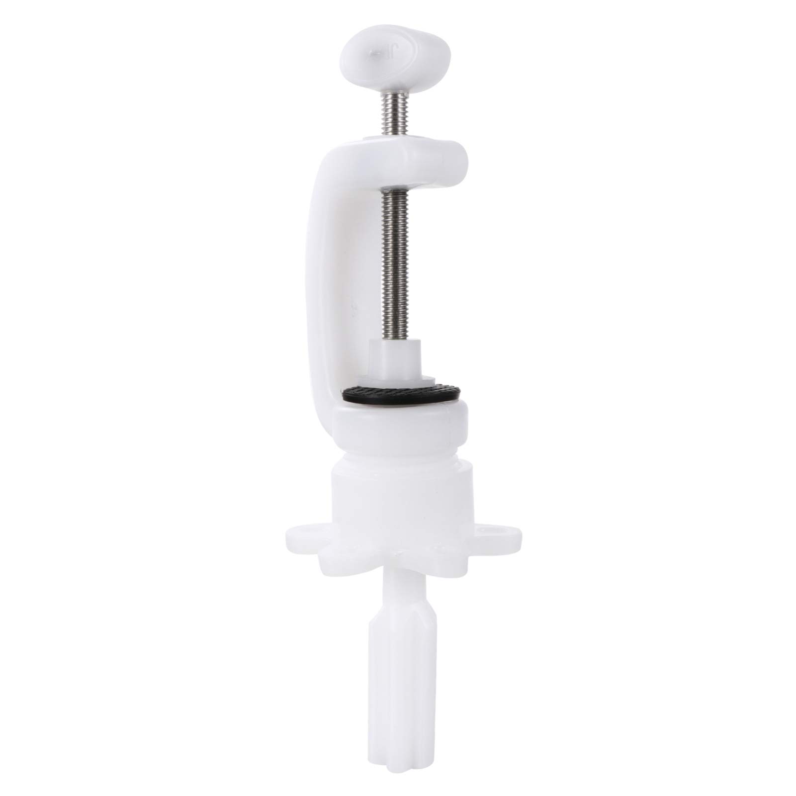 iplusmile Mannequin Head Stand with Clamp - White Wig Holder for Hair Styling Practice, Training & Salon Display - Perfect for Hairstylists, Cosmetology Students & DIY Hairdressing at Home