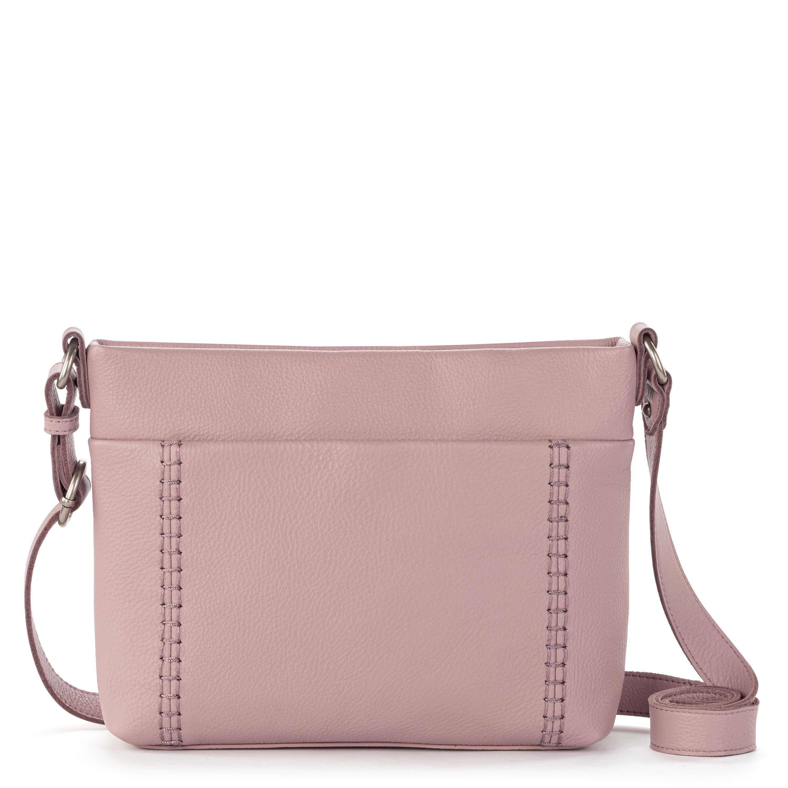 Melrose Genuine Leather Crossbody Bag in Rosewood - Stylish & Durable Women's Handbag for Work, Travel & Everyday Use