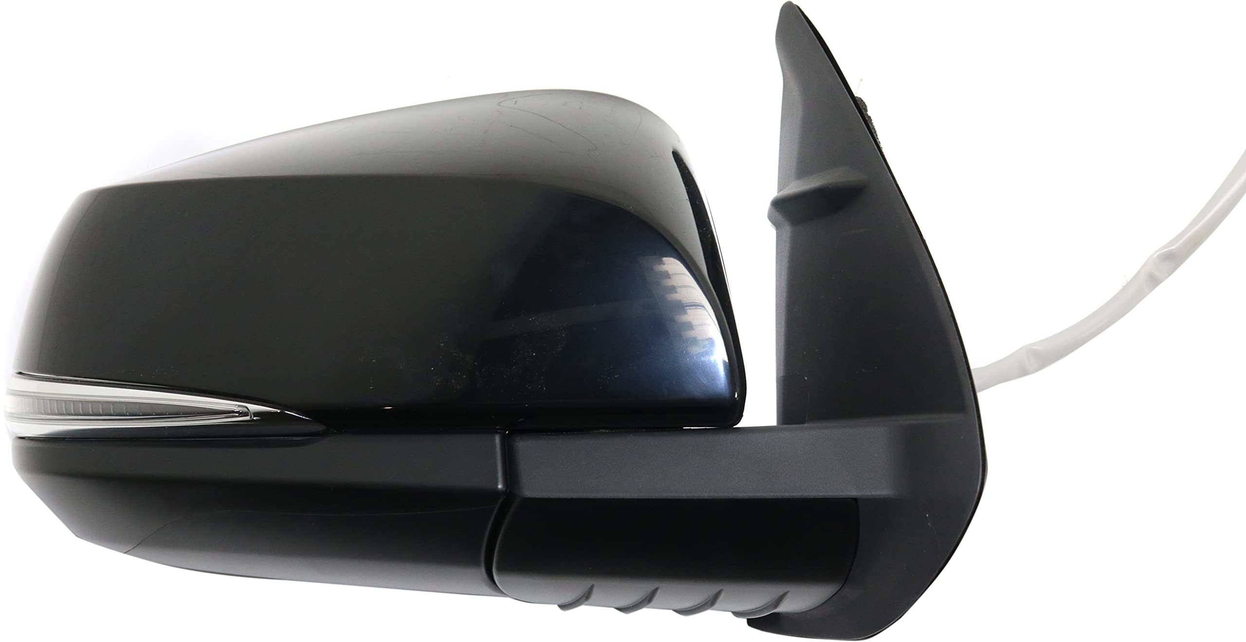 Power Heated Side Mirrors for Toyota Tacoma 2016-2023 - Driver & Passenger Side, Manual Fold, Turn Signal Lights, Paintable (No Blind Spot Monitor) - Perfect for Winter Driving & Enhanced Visibility