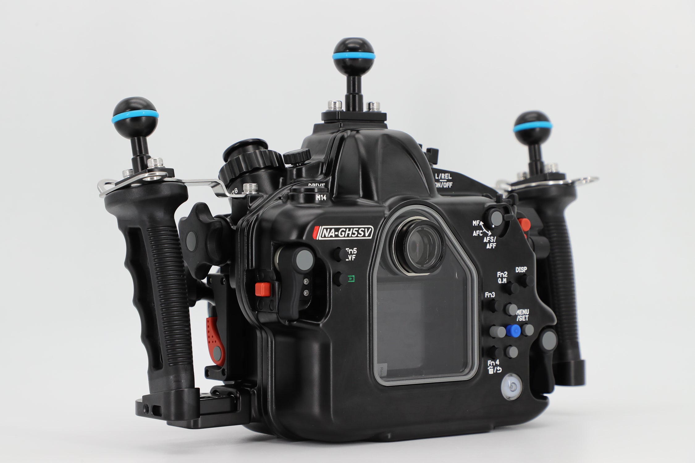 Waterproof Underwater Housing for Panasonic Lumix GH5/GH5S/GH5II Cameras - 60m Depth Rating with HDMI 2.0 Support - Perfect for Scuba Diving, Surf Photography & Marine Exploration