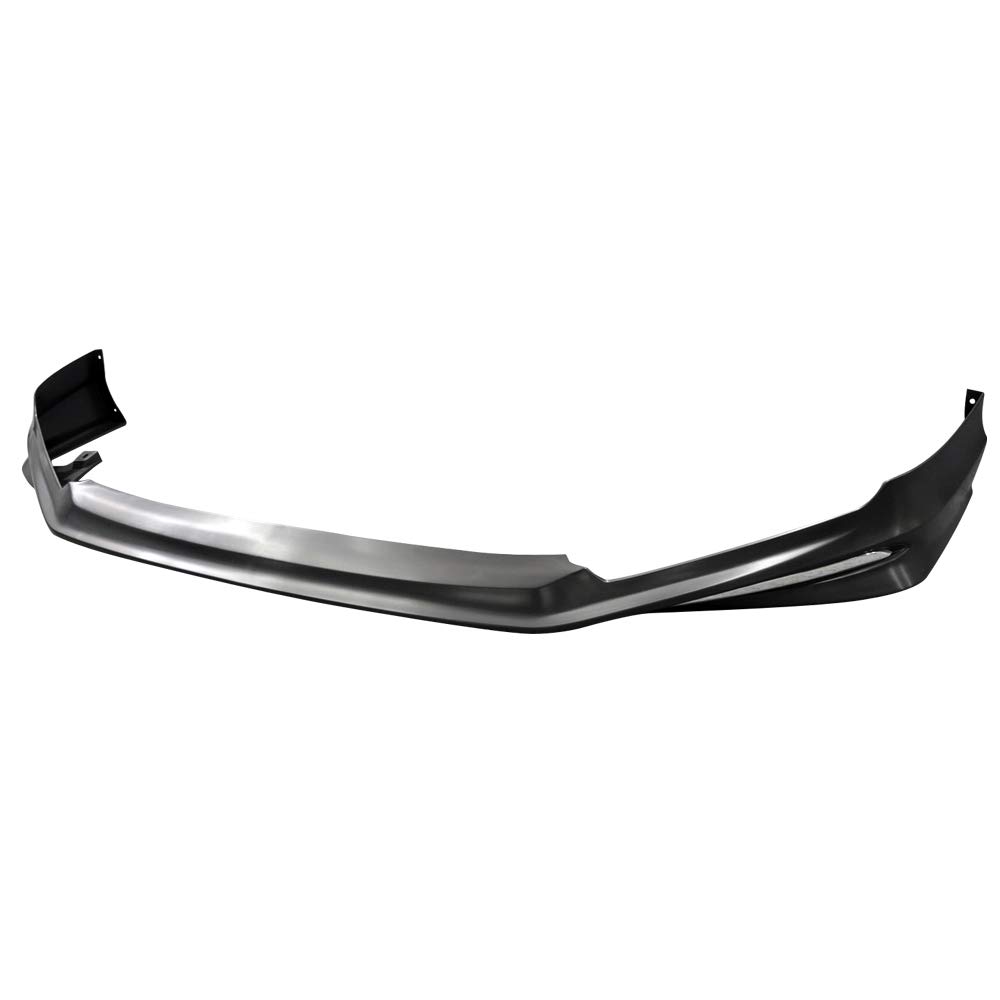IKON MOTORSPORTS MD Style Black PP Front Bumper Lip Spoiler for 2013-2015 Honda Accord - Aggressive Chin Finisher Add-On | Enhances Sporty Look & Aerodynamics for Street Racing & Car Shows