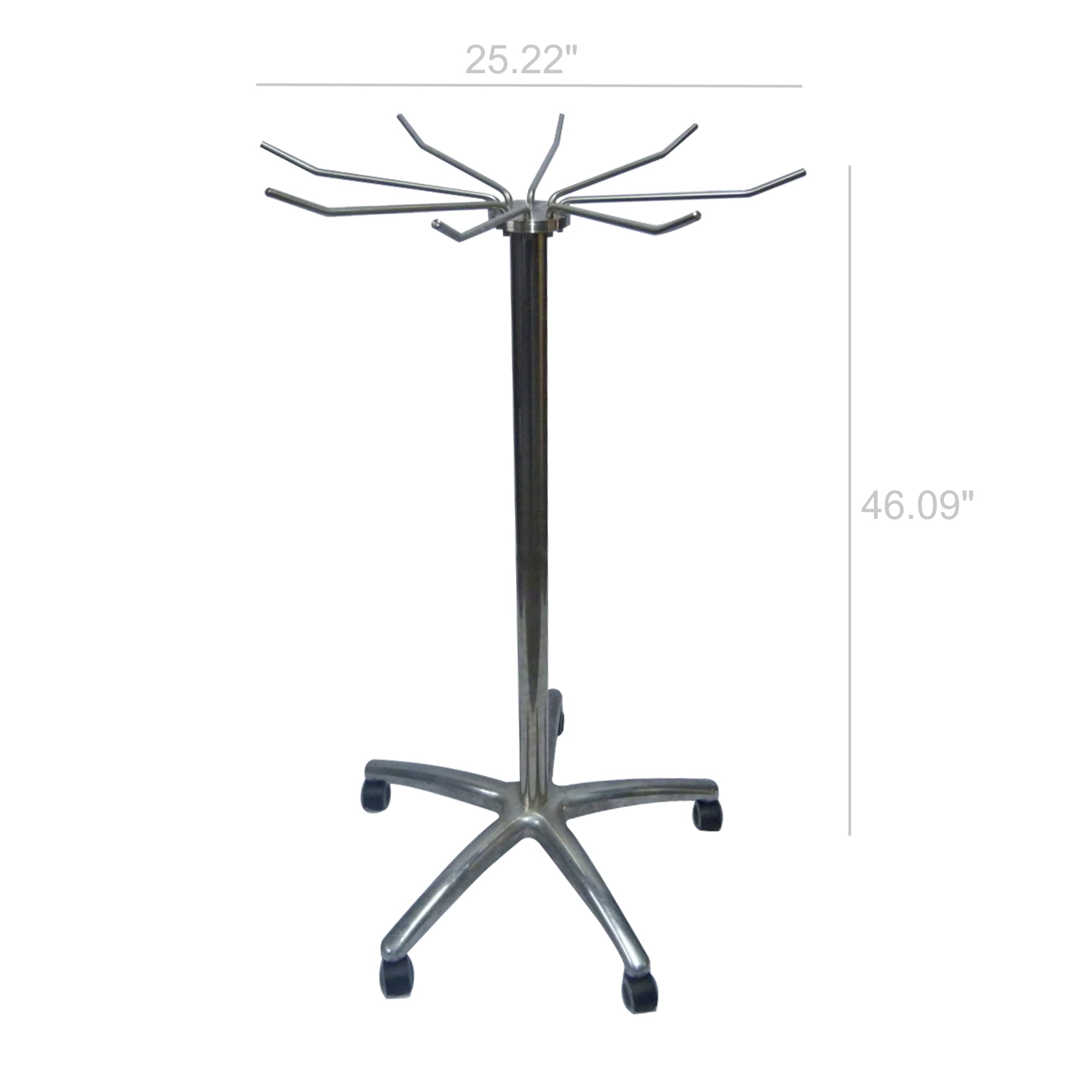 FixtureDisplays® Heavy Duty Lead Apron Rack - MRI X-Ray Radiation Protection Storage Organizer with Glove Holder 1782-517-NEW-NPF - Perfect for Hospitals, Dental Clinics & Radiology Labs