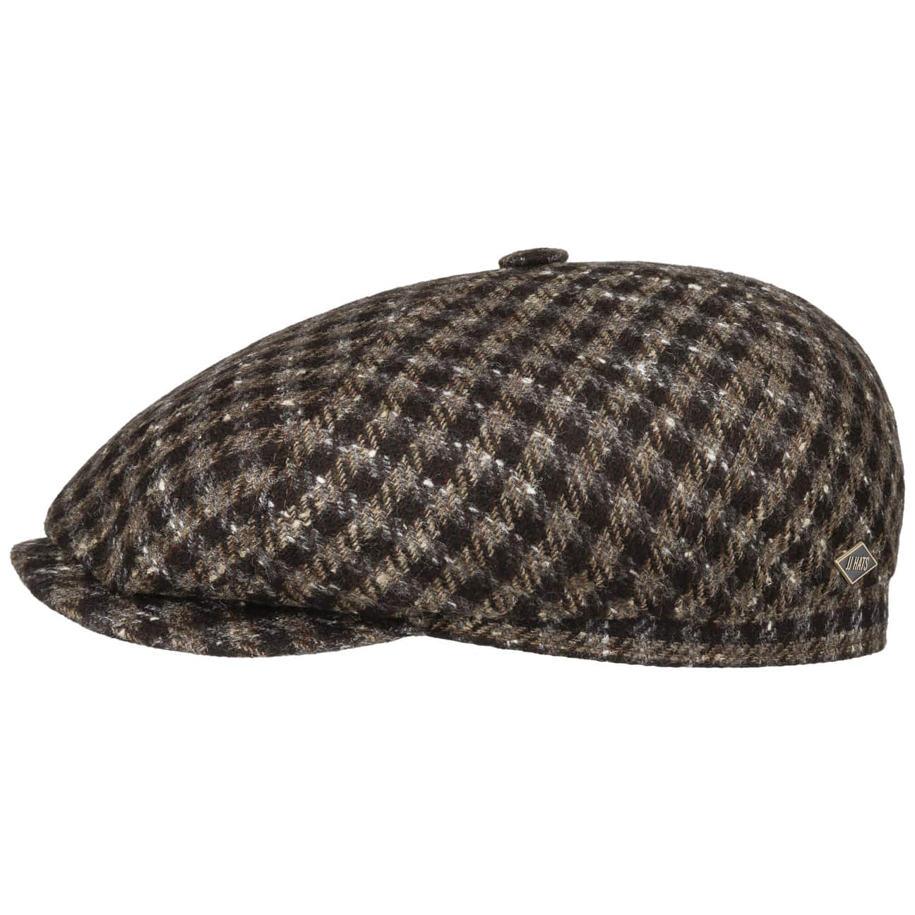 JJ Hats - Premium Six Panel Cap in Vichy Kashmir & Silk - Stylish Unisex Baseball Hat for Men & Women - Perfect for Outdoor Sports, Casual Wear & Fashion Accessories