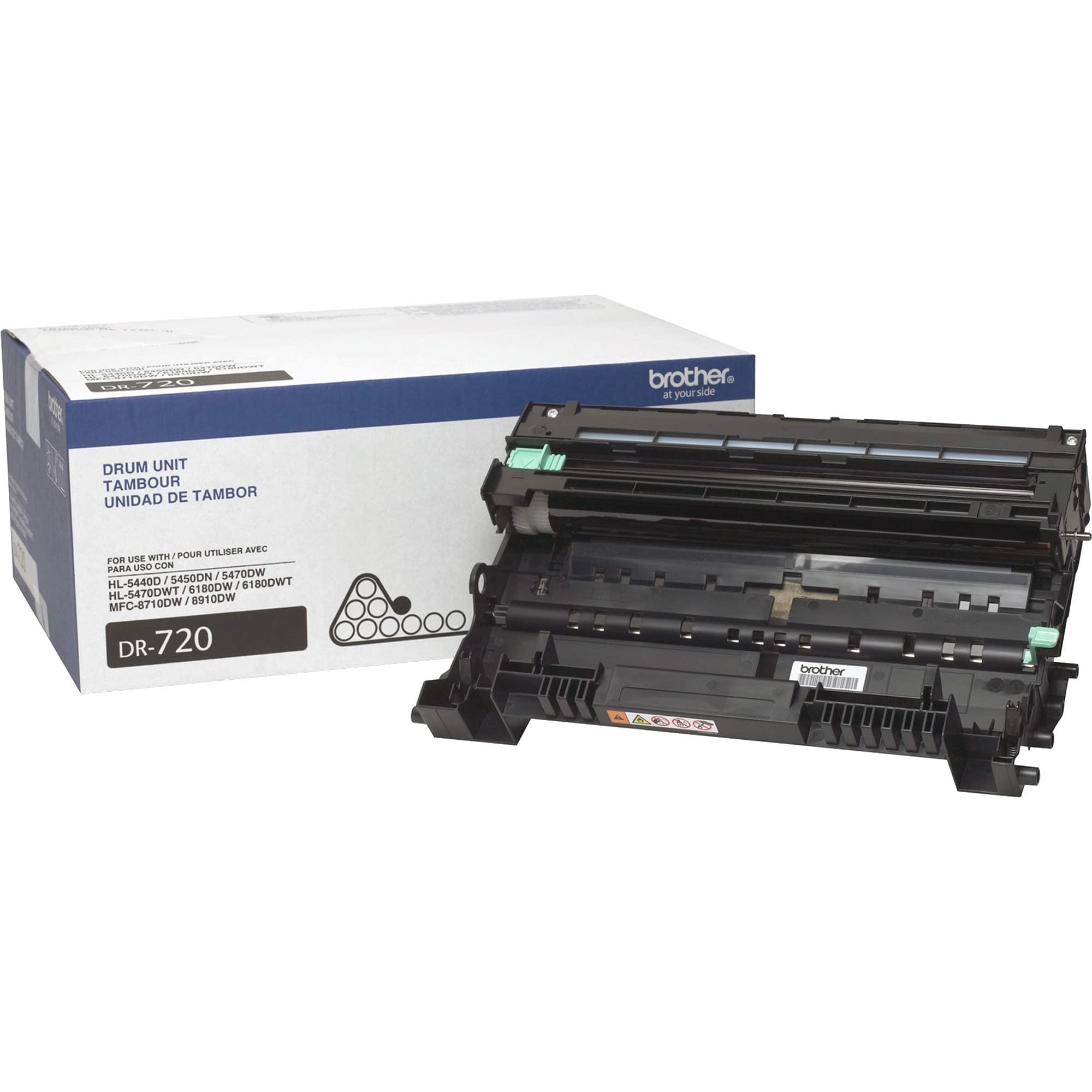 Brother DR720 Drum Unit - High Yield Black Toner Cartridge for Brother Printers | Compatible with HL-L6200DW, HL-L6400DW | Ideal for Office & Home Printing