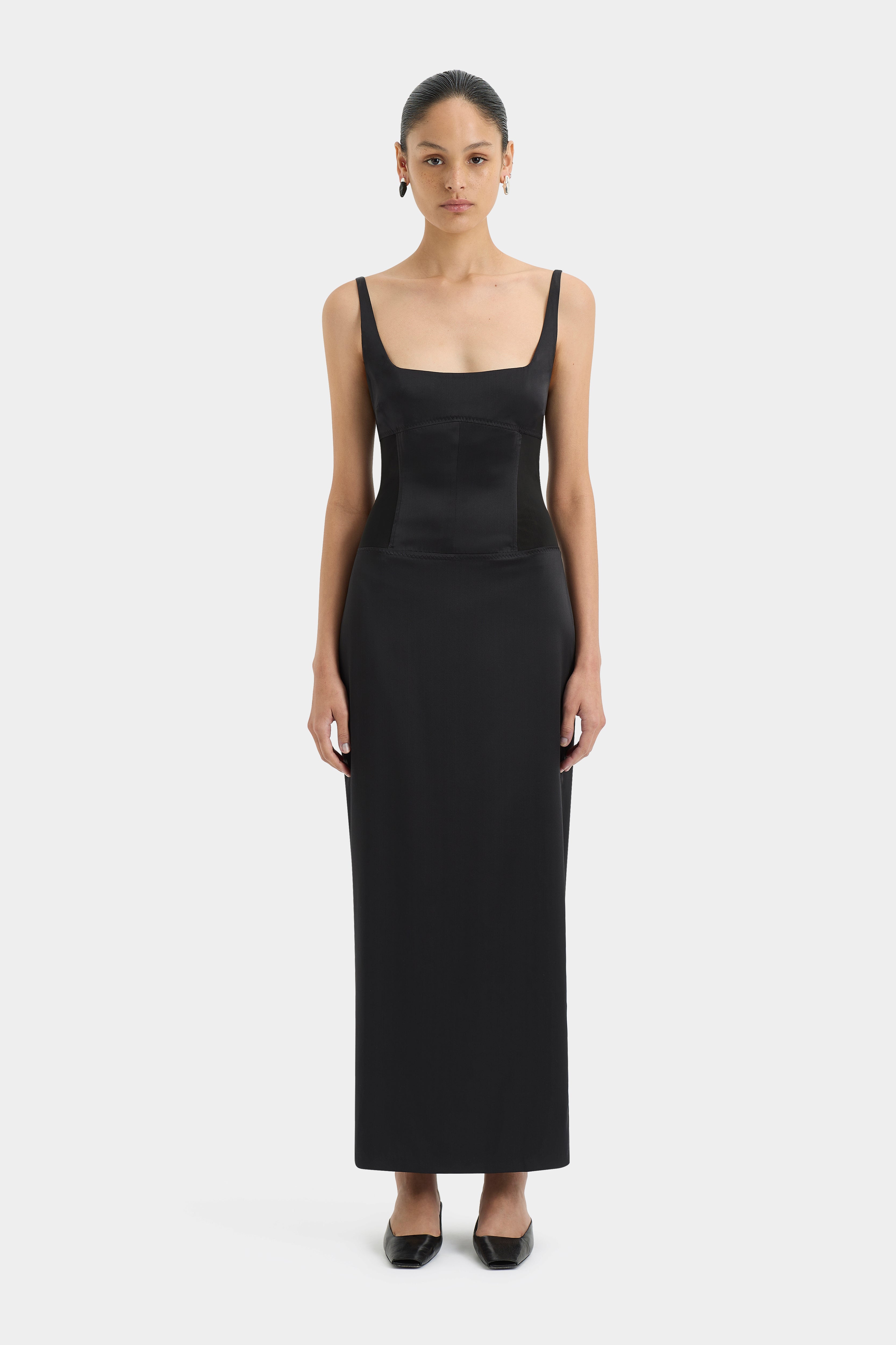 Sonora Evening Midi Dress for Women - Elegant Flowy Cocktail Party Dress for Night Out, Date Night, and Special Occasions