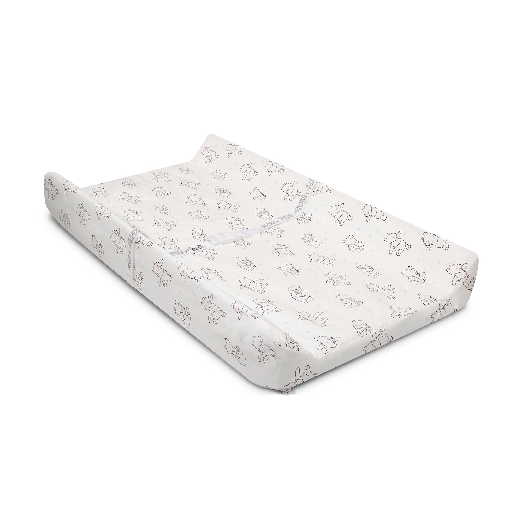 Disney Winnie the Pooh Baby Changing Pad with Soft Plush Cover - Waterproof & Portable for Nursery, Travel & Diaper Changing