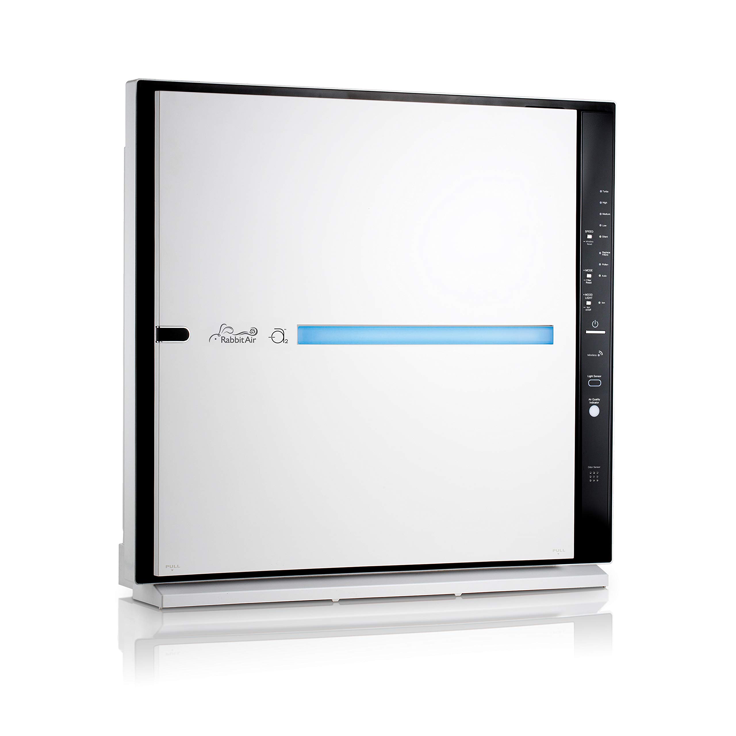 Rabbit Air MinusA2 Ultra Quiet HEPA Air Purifier for Large Rooms - Wall Mountable Home Air Cleaner for Allergies, Dust, Mold, Smoke & VOCs (SPA-780N, White, Germ Defense) - Perfect for Bedrooms, Living Rooms & Offices with Pets or Smokers