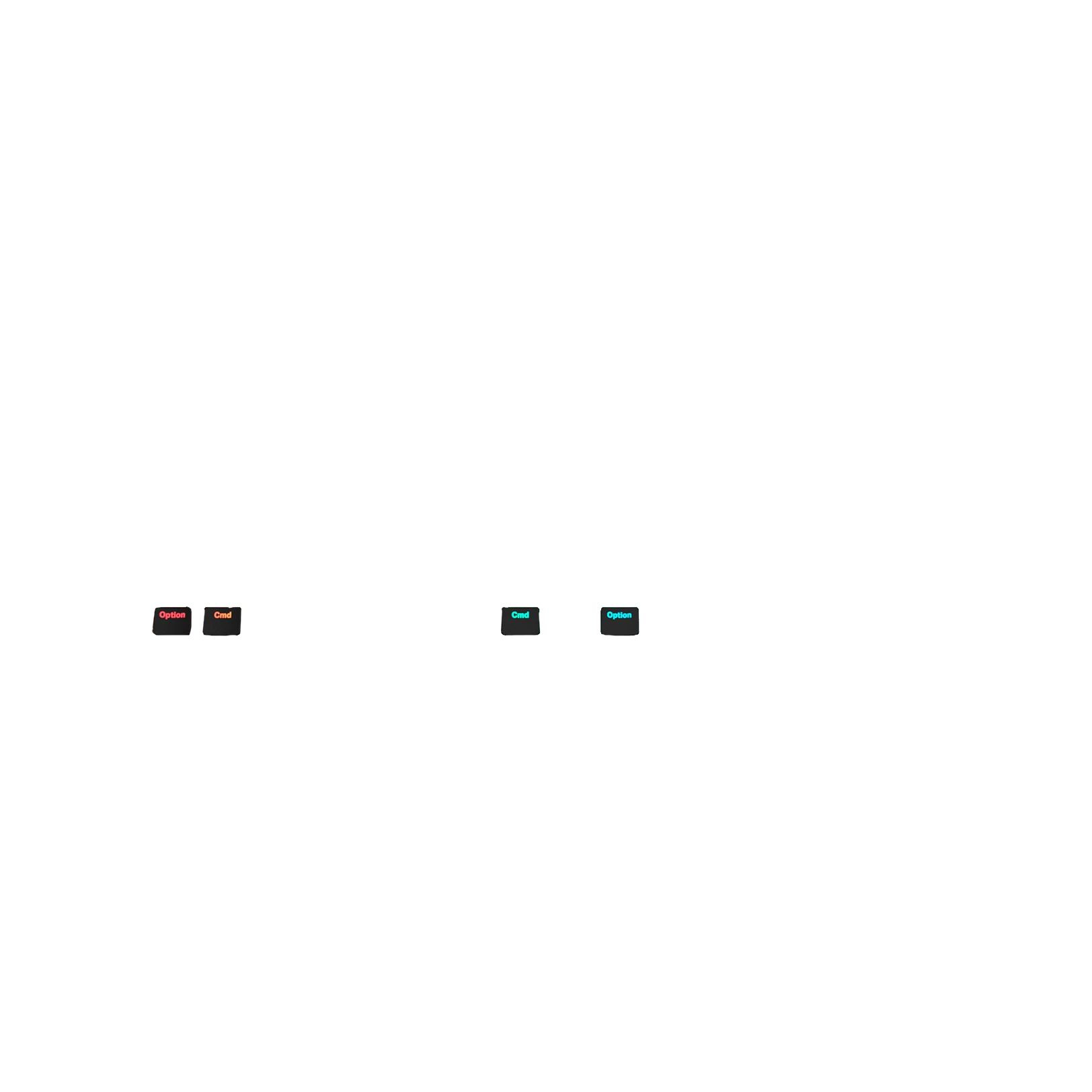 Backlit Black Keycaps for Mechanical Keyboards - US Layout - Perfect for Gaming & Typing in Low Light