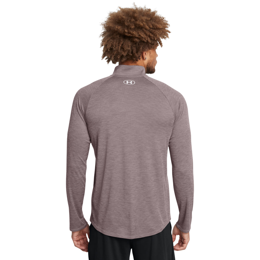 Under Armour Men's Tech Textured 1/2 Zip Pullover - Lightweight Performance Shirt for Running, Gym & Outdoor Activities