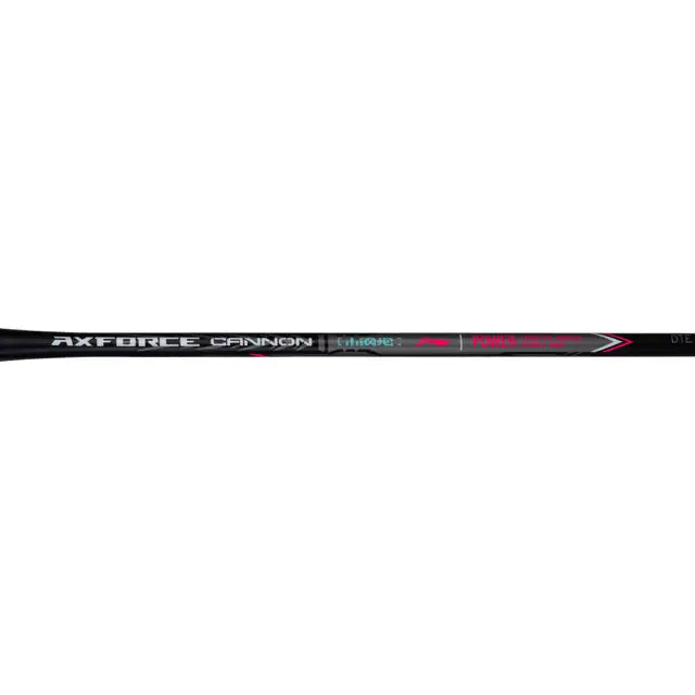 Li Ning Axforce Cannon Black Badminton Racket Unstrung - Professional Carbon Fiber Badminton Racket for Advanced Players | Perfect for Tournaments & Training | Made in China