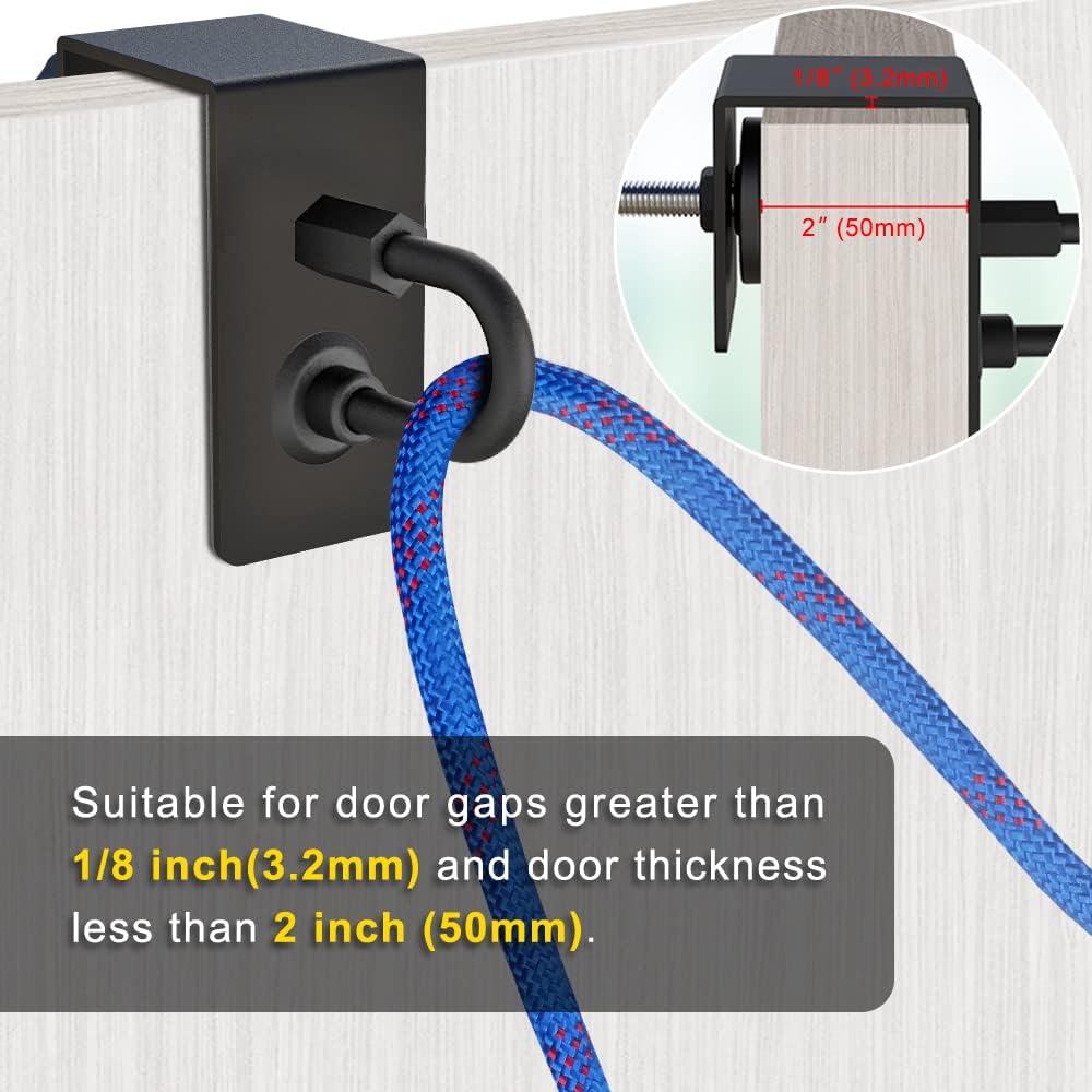 Heavy Duty Kipika Door Anchor for Resistance Bands - Workout Door Mount Attachment for Strength Training, Physical Therapy & Home Gym Exercises | Perfect for Home Workouts, Rehabilitation & Fitness Training
