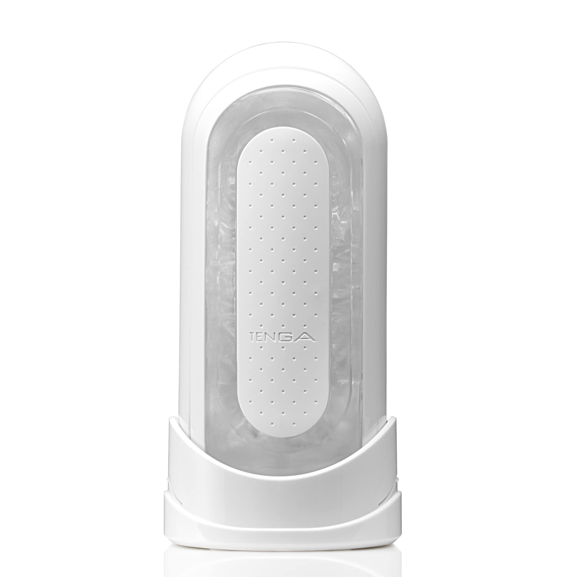 TENGA FLIP 0 (Zero) Reusable Male Masturbator - White Pleasure Cup for Men | Personal Massager & Adult Toy | Perfect for Solo Play & Stress Relief (Model TFZ-001)