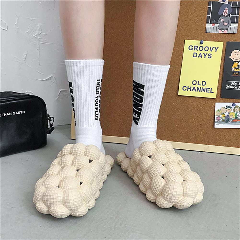 ZXWFOBEY Women's & Men's Thick Sole Massage Slippers - Soft Foam Non-Slip Waterproof Shower Shoes for Home, Spa & Bathroom Comfort