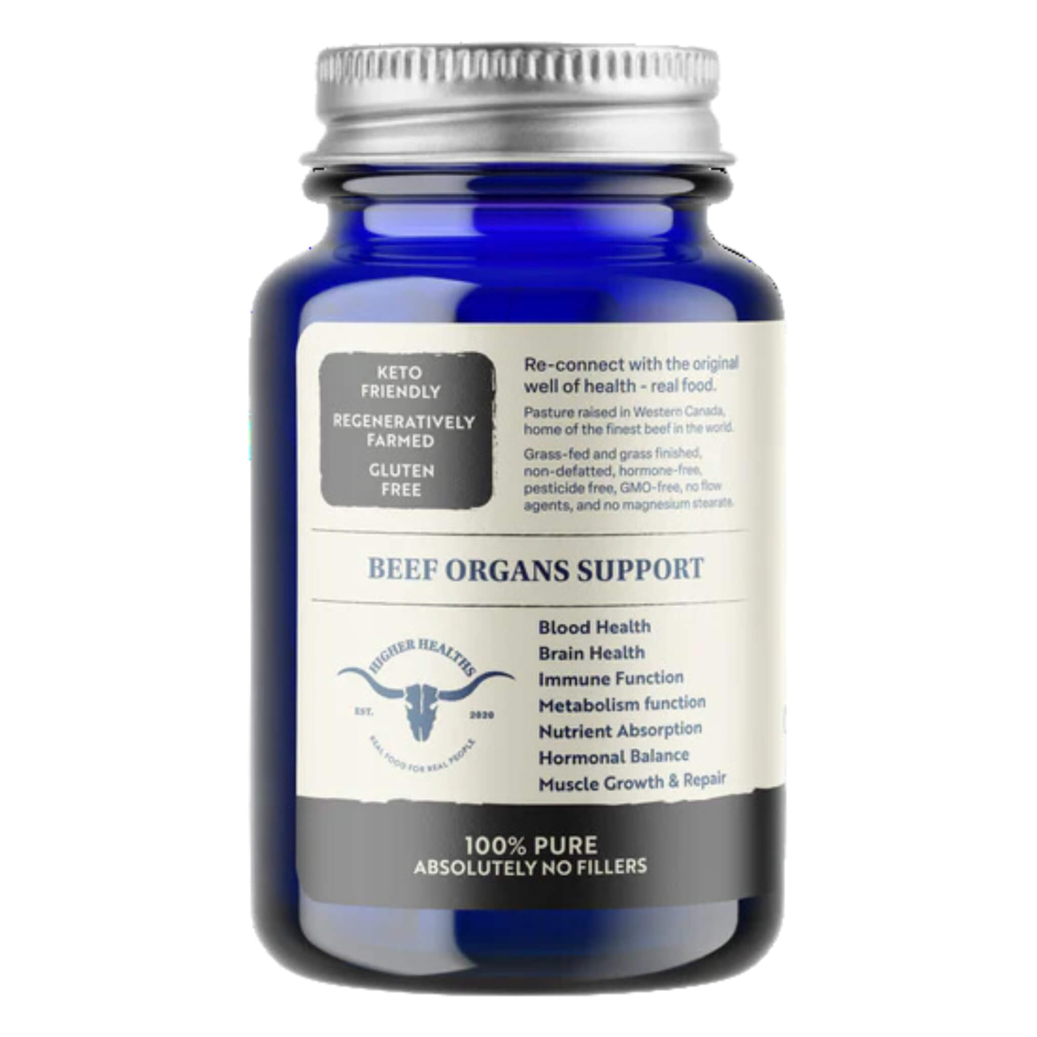 100% Grass Fed & Finished Beef Organs - Nutrient-Rich Superfood for Keto, Paleo & Carnivore Diets - Perfect for Smoothies, Soups & Homemade Pet Food