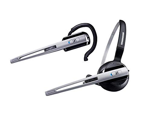 Renewed Sennheiser DW Office Wireless Headset System Bundle with Headset Advisor Wipe - Premium Noise-Canceling Headphones for Business Calls, Remote Work & Office Communication