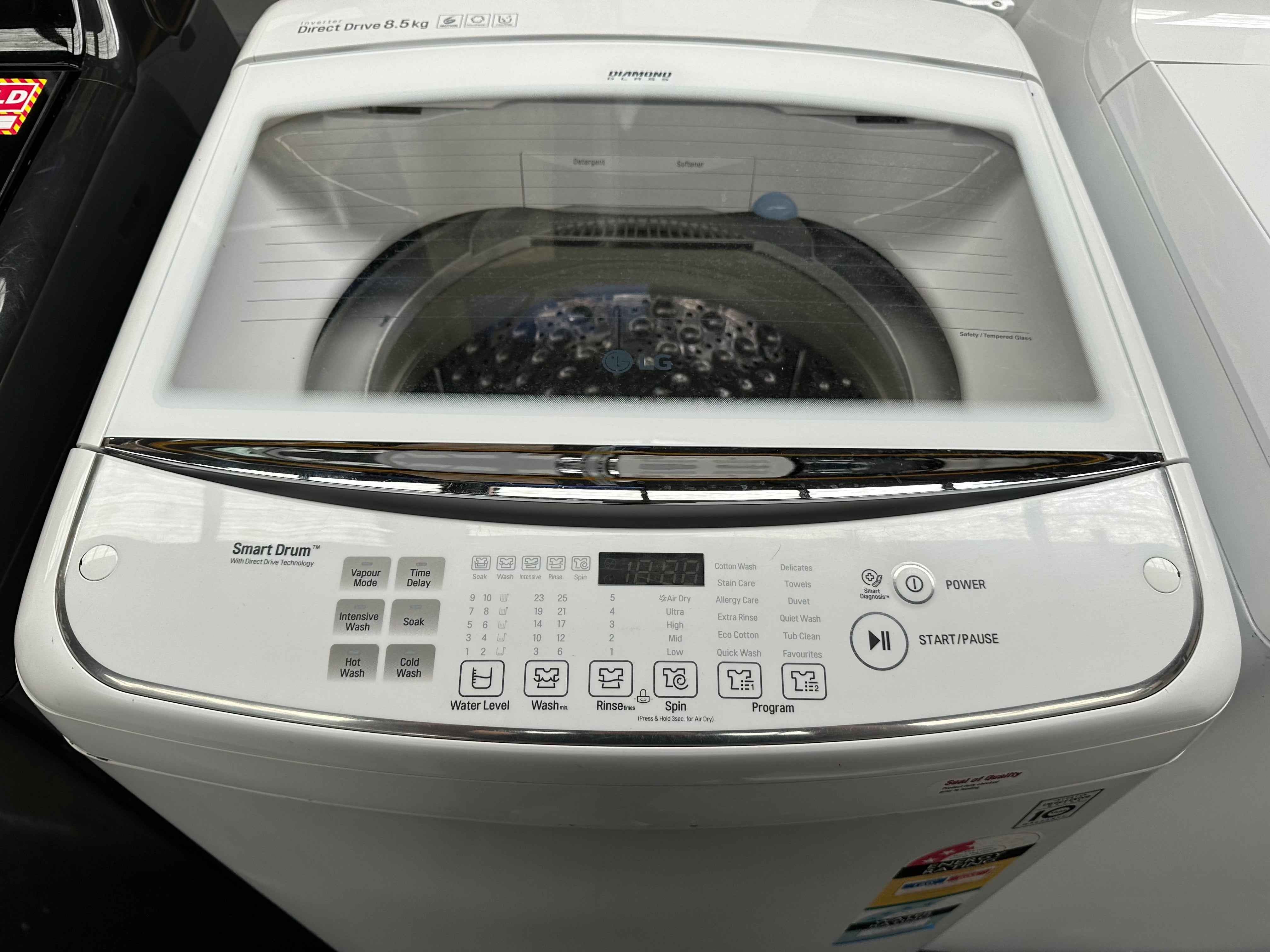 LG 8.5kg Direct Drive Top Load Washing Machine [Certified Refurbished] - Perfect for Small Apartments & Laundry Rooms