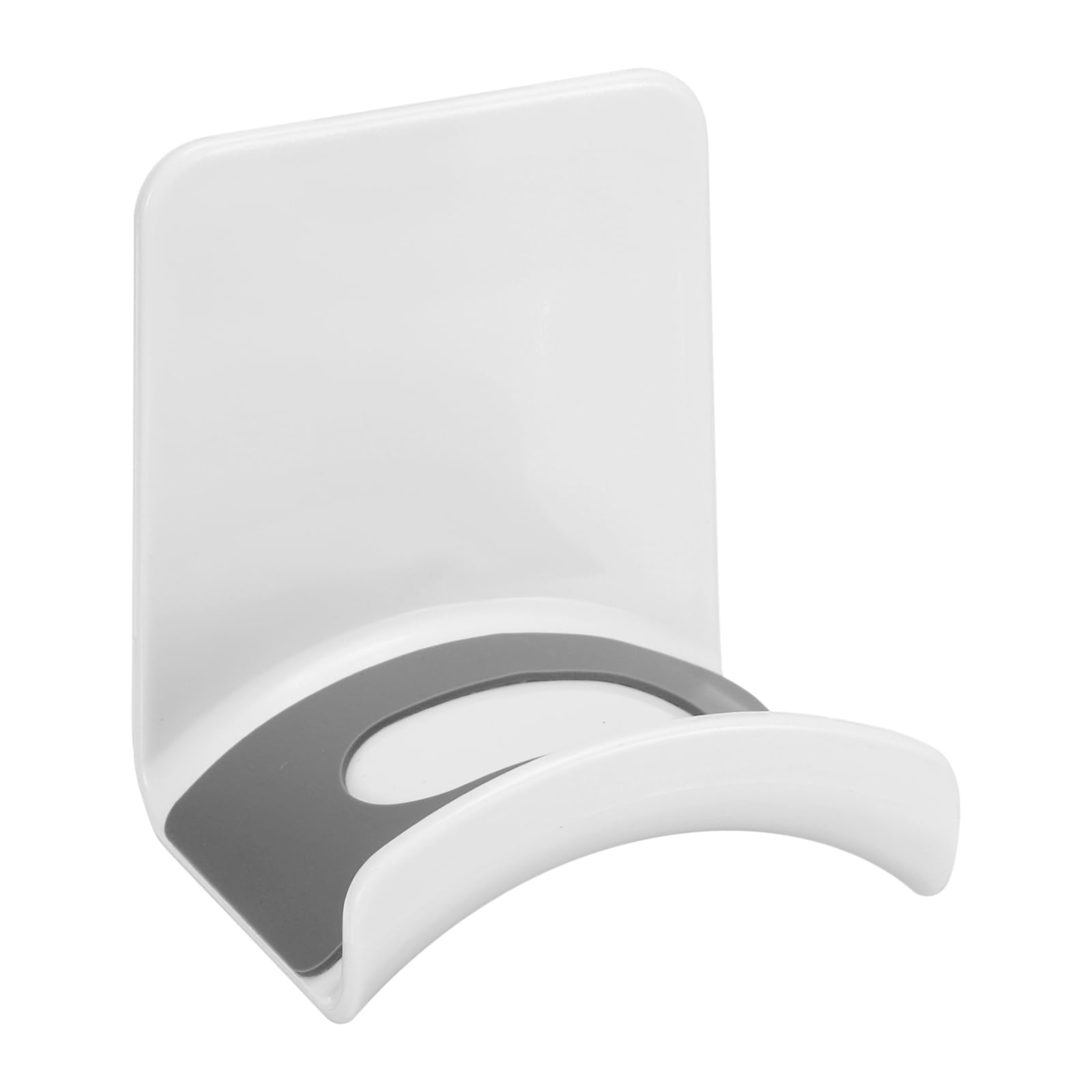 uxcell ABS Headphone Stand - 1 Pack Wall-Mounted Adhesive Headset Holder Hook for Gaming Headphones & Earphones - Under Desk Cable Organizer (White) - Perfect for Home Office, Gaming Setup & Workspace Organization