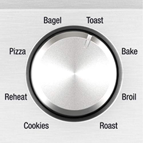 Breville Mini Smart Oven BOV450XL - Compact Countertop Convection Toaster Oven with 4 Cooking Functions, Brushed Stainless Steel - Perfect for Small Kitchens, Dorms & Baking Cookies, Pizza, Toast