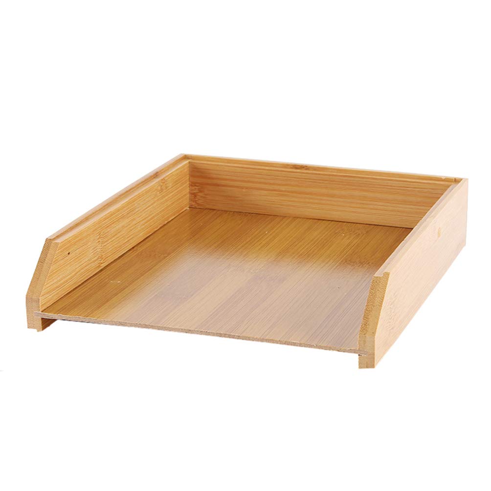 DOITOOL Bamboo Wooden Dumpling Tray - Rectangular Cake Bread Fruit Serving Plate - Food Storage Container for Home Kitchen - Perfect for Parties, Picnics & Holiday Gatherings