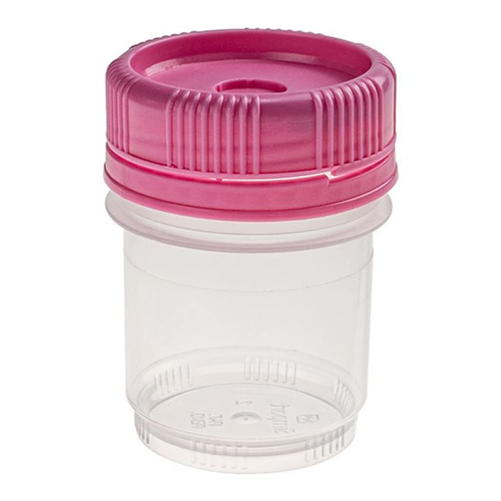 SecurTainer II C576-40MA Tamper-Evident Specimen Container - 40mL Polypropylene, Pack of 500 - Ideal for Medical Labs, Clinical Specimen Collection & Secure Sample Storage
